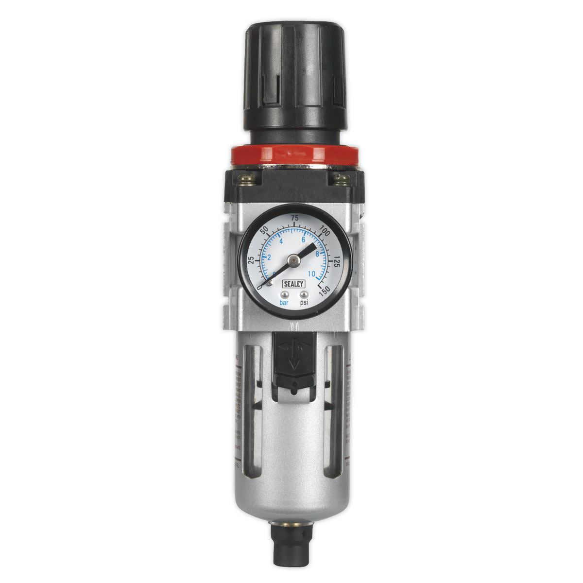 Sealey Air Filter/Regulator with Gauge