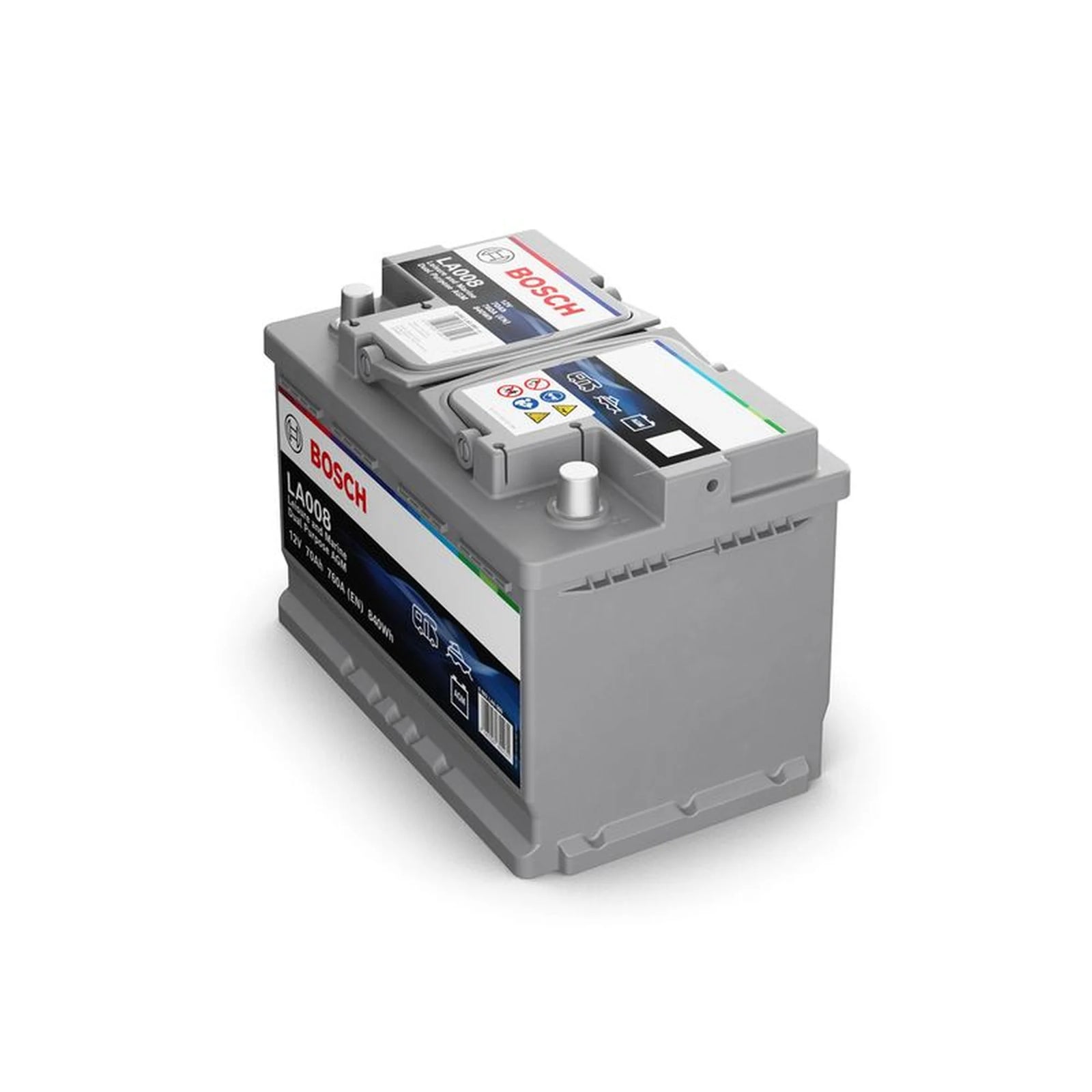 Bosch Batteries LA008 Bosch LA - AGM Battery 0 092 LA0 080