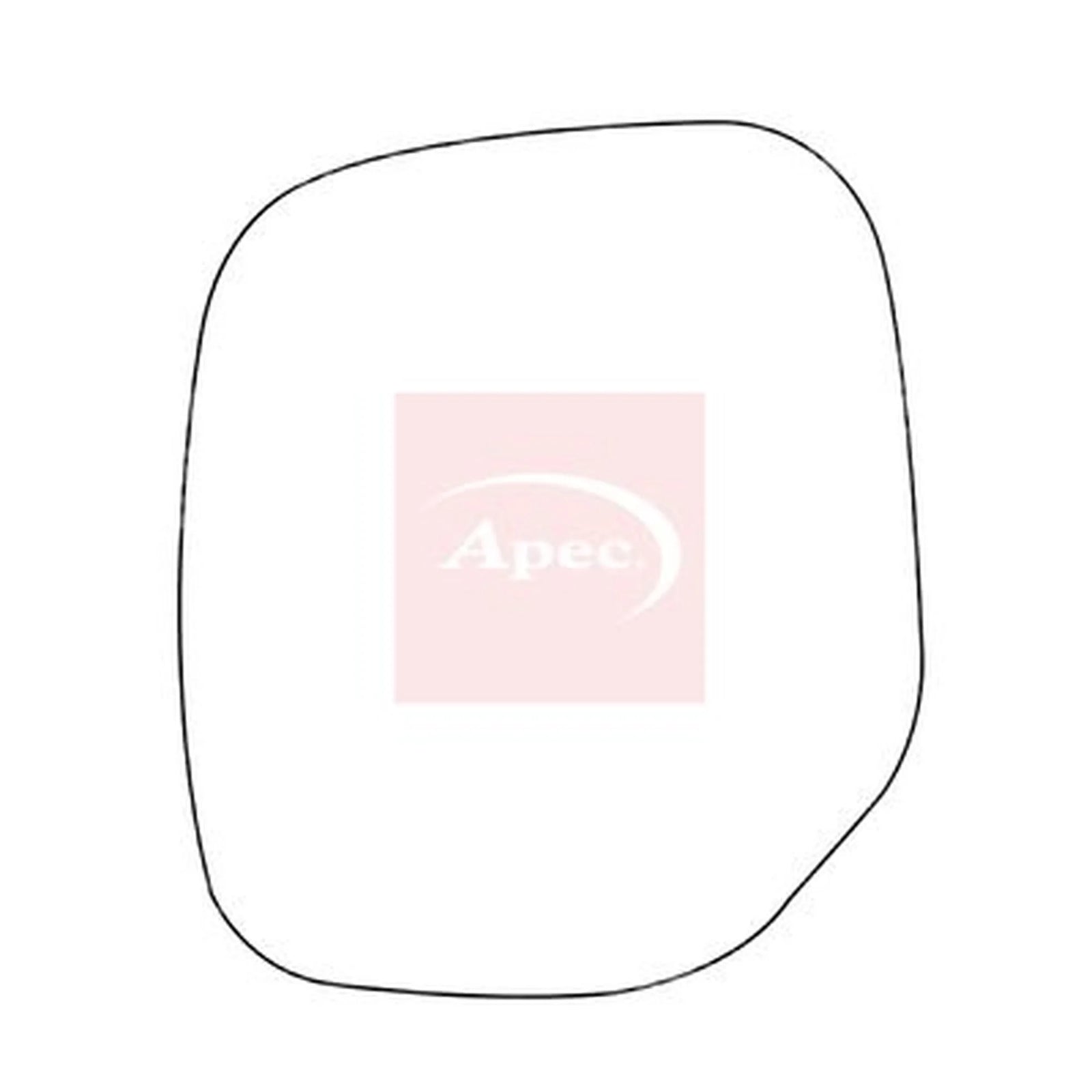 Apec Exterior Wing Mirror Glass Right AMS2220