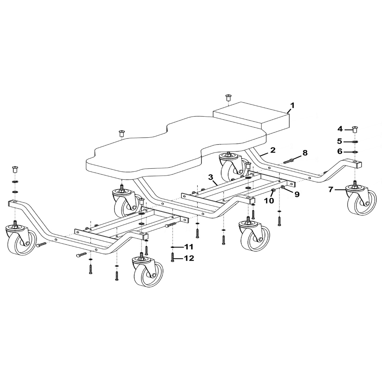 Sealey Nut SCR101P-10