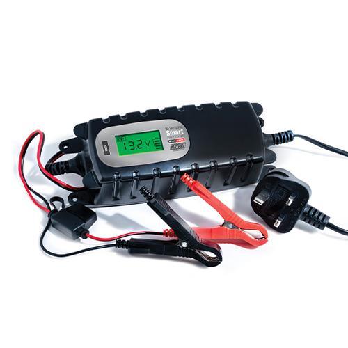 Maypole MP7425 6/12V Electronic Car 5A Smart Charger With USB Port