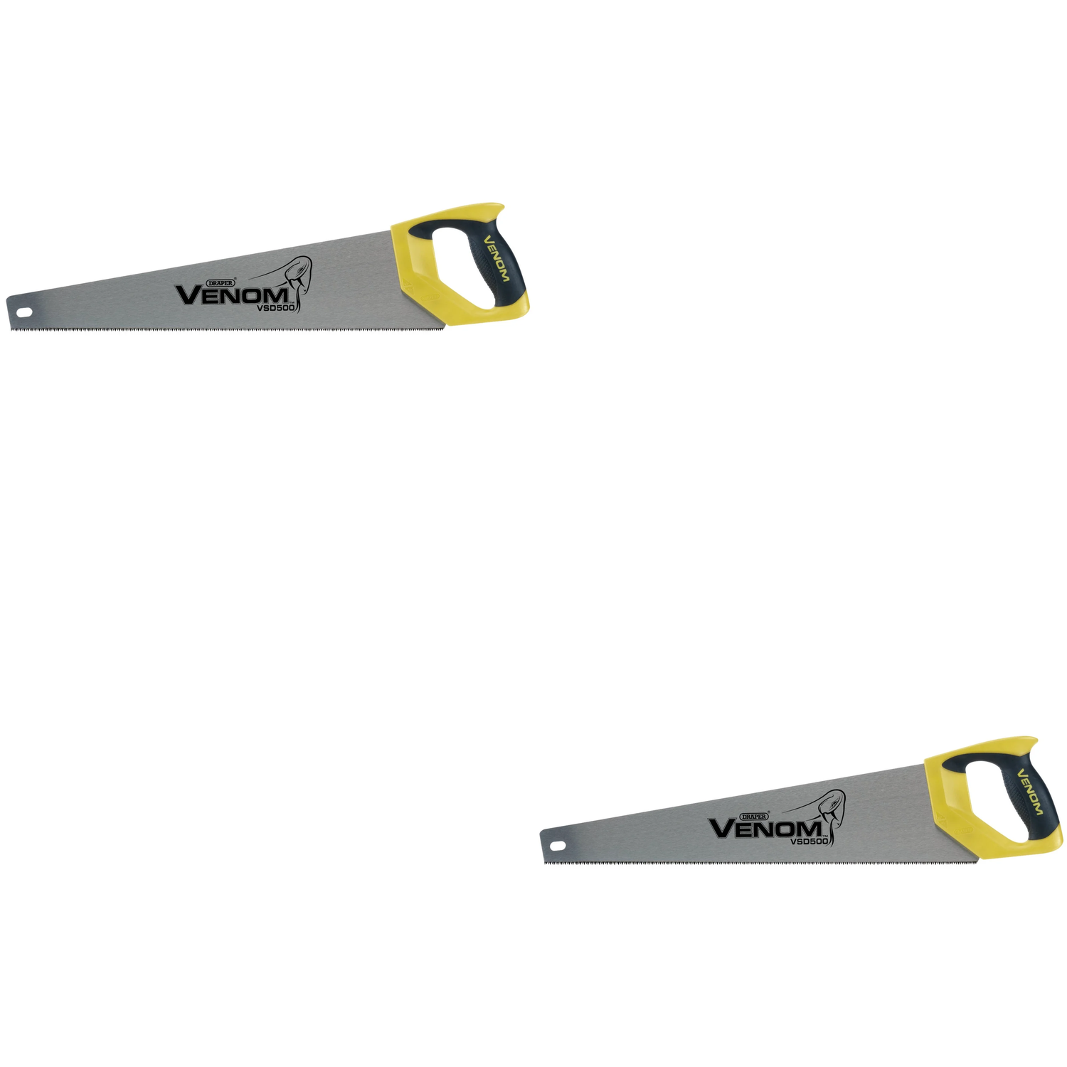 Draper Venom® Second Fix Double Ground Handsaw, , 11tpi/12ppi 500-550mm