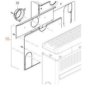 Truma Rear Panel For S2200 R/H 30190-01