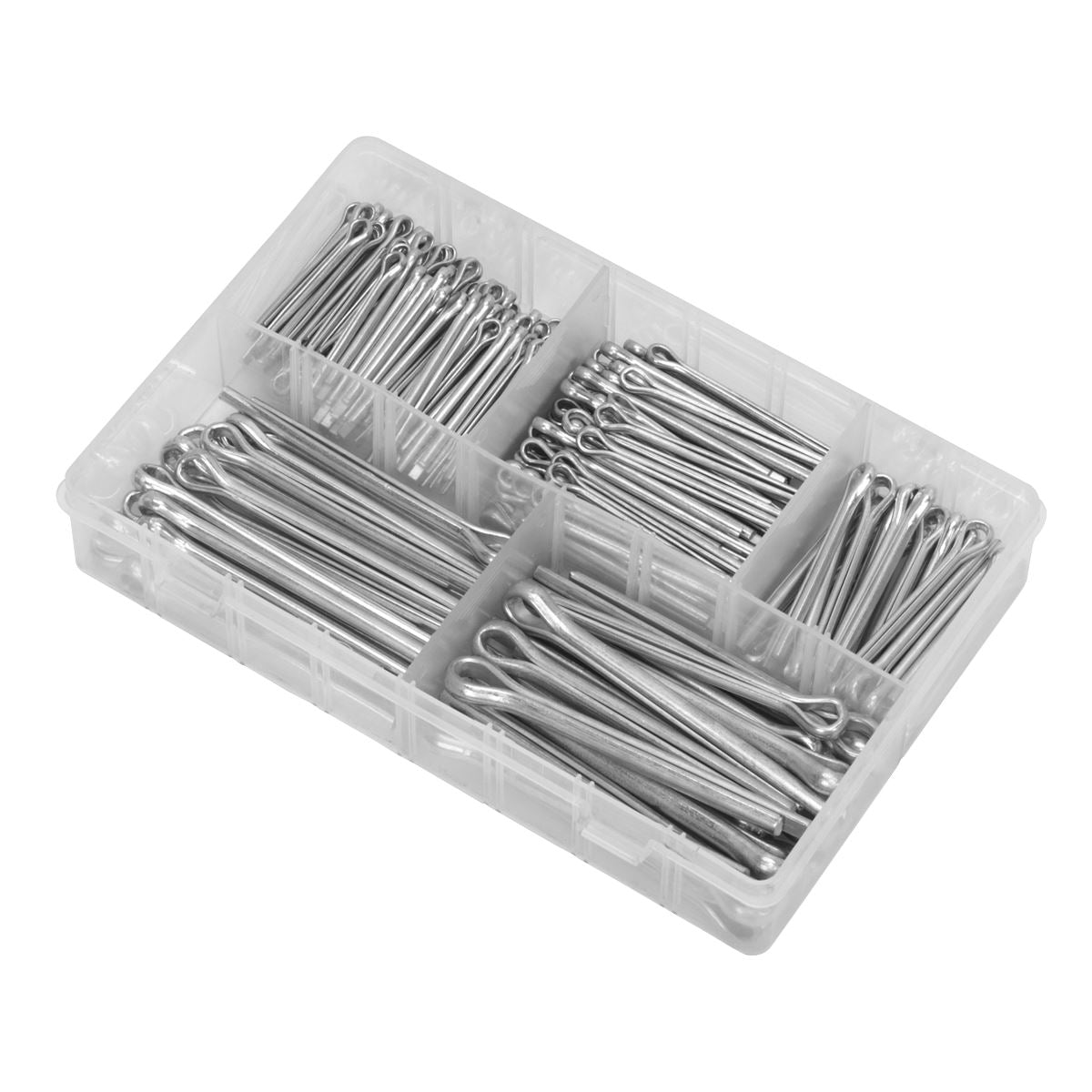 Sealey Metric/Imperial Split Pin Assortment 230pc - Large Sizes AB003SP