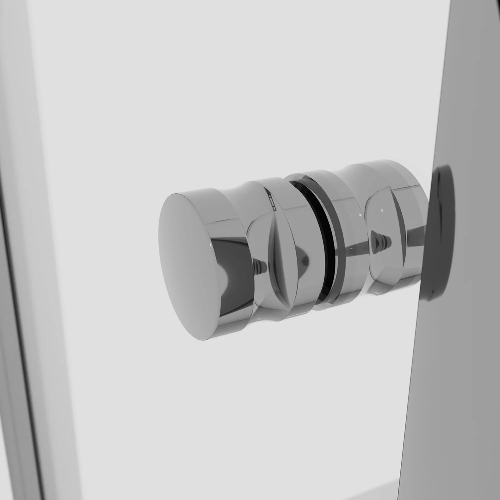 Baridi Corner Shower Entry Enclosure 1000 x 800mm - Chrome