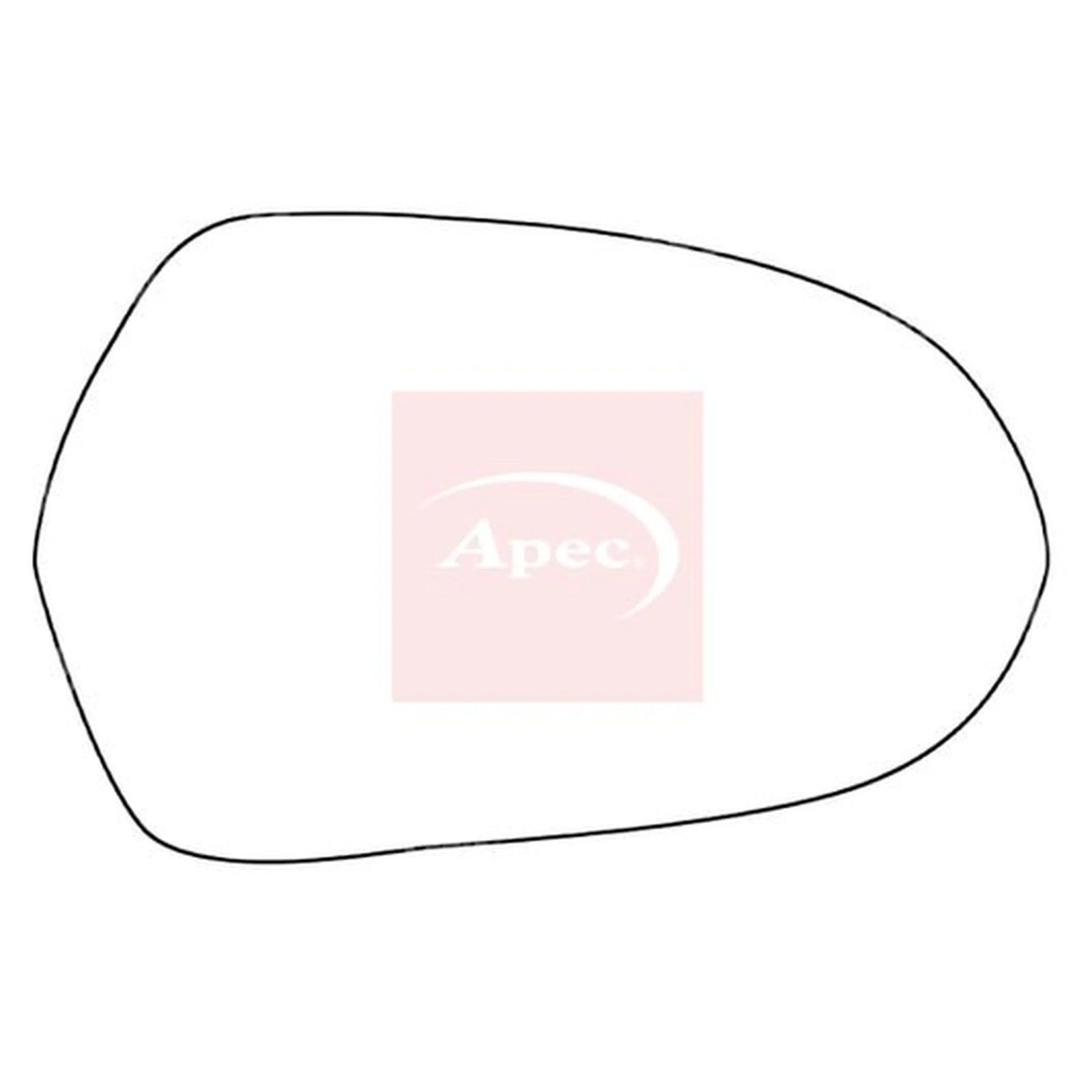 Apec Exterior Wing Mirror Glass Right AMS2084