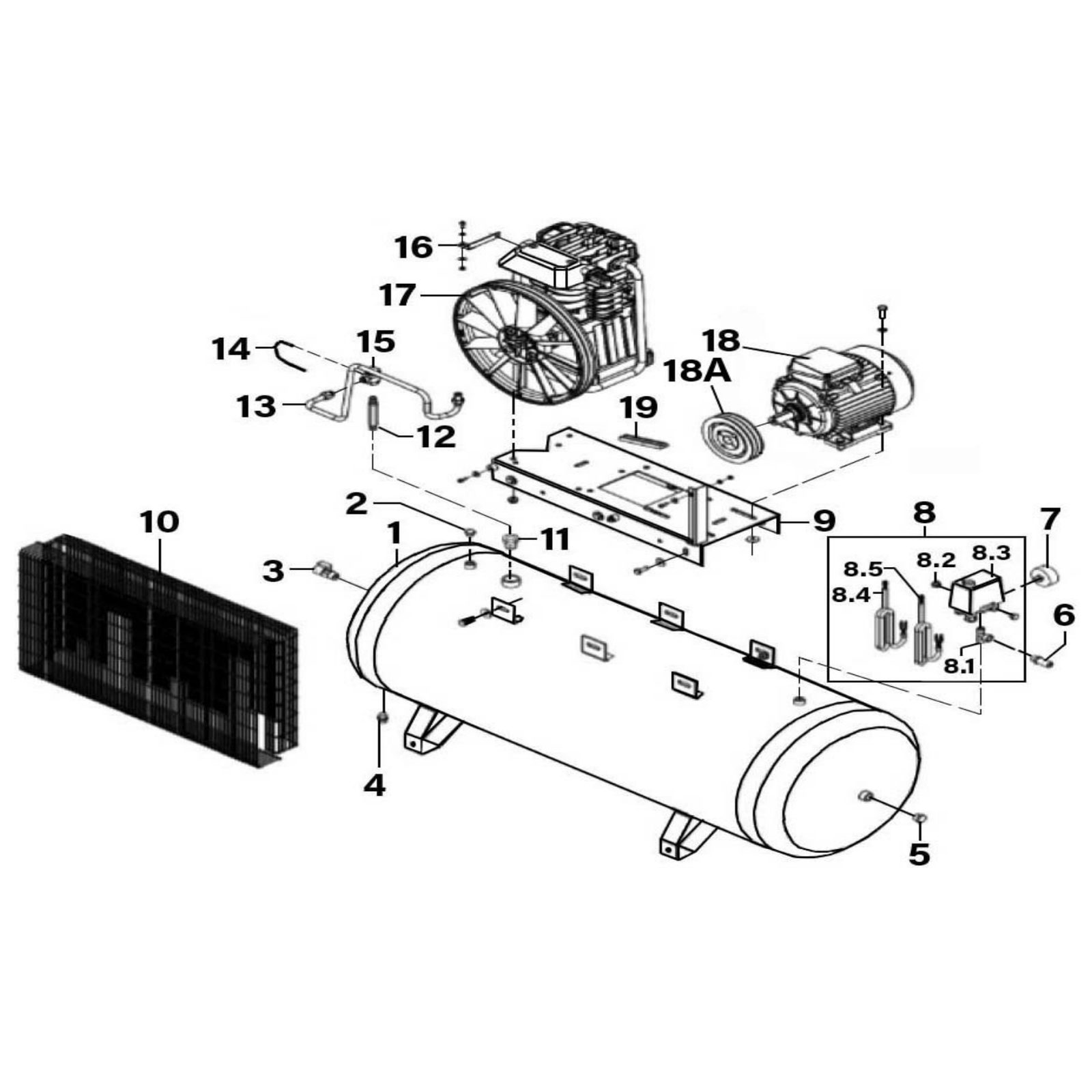 Sealey Pressure switch kit SAC4051970000