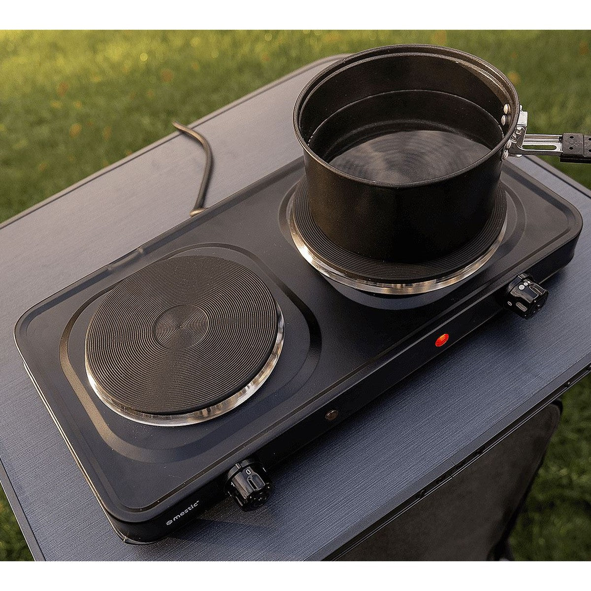 Mestic Double Hotplate Stove Mkt-200 Uk