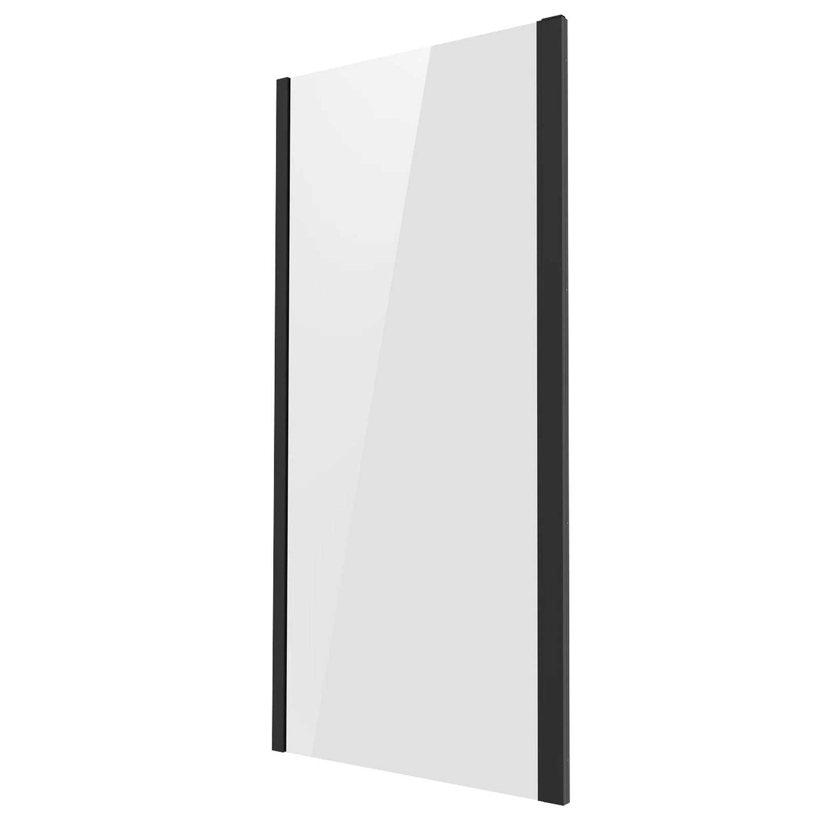 Baridi Side Panel 80x185cm 6mm Tempered Glass - Black