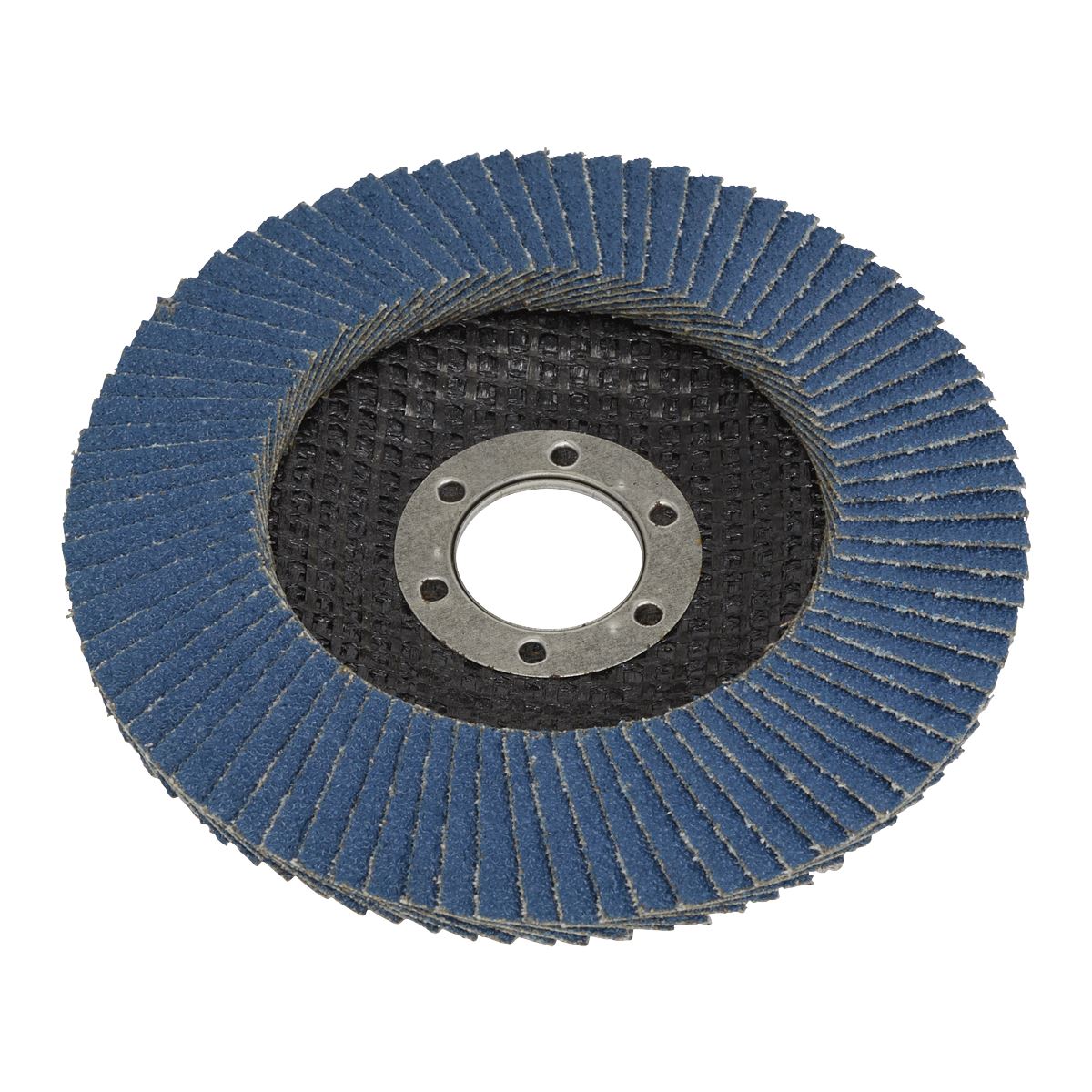 Sealey 115mm Zirconium Flap Discs 40Grit 22mm Bore - Pack of 10 FD1154010