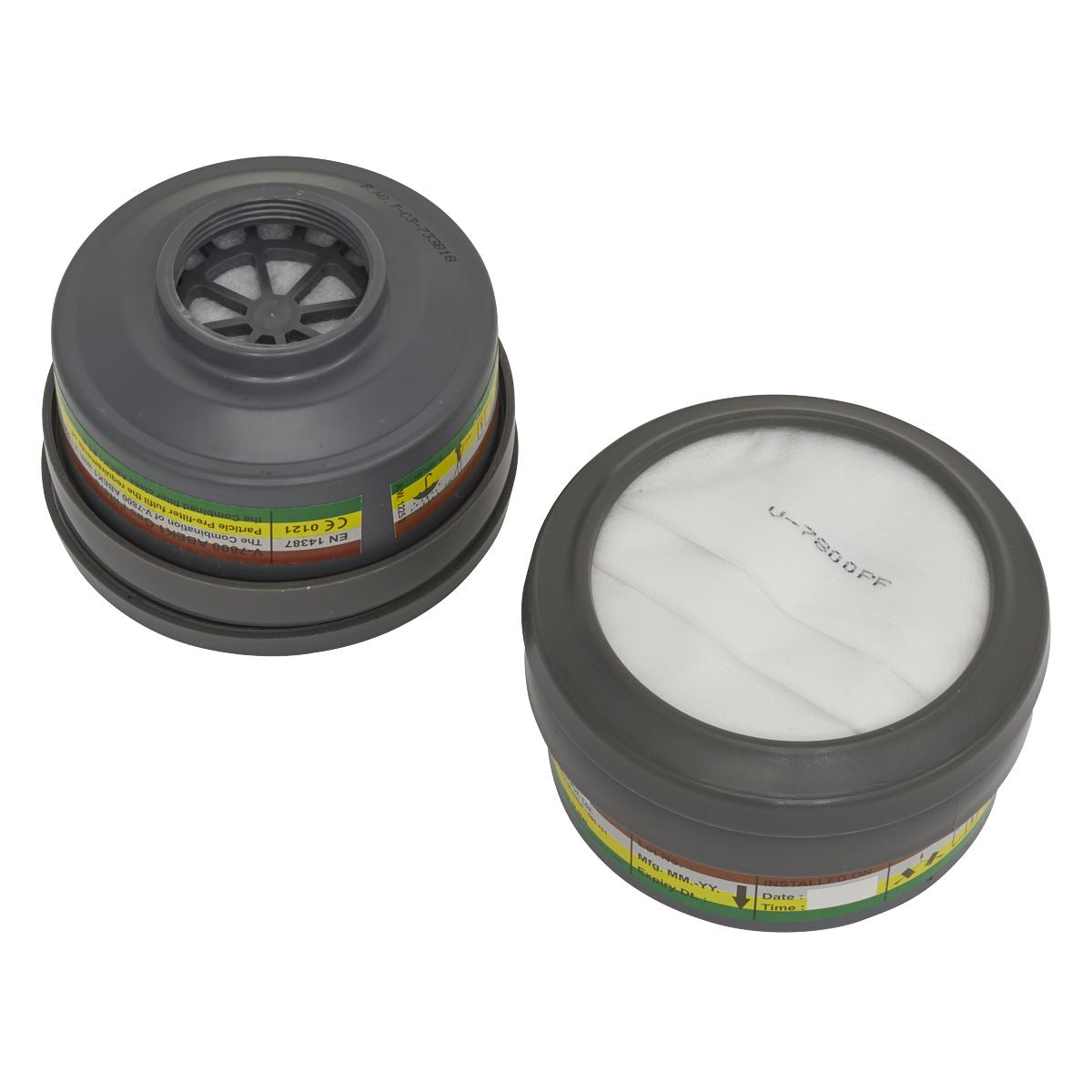 Worksafe Worksafe Cartridge ABEK1 P2R - Pack of 2 9363