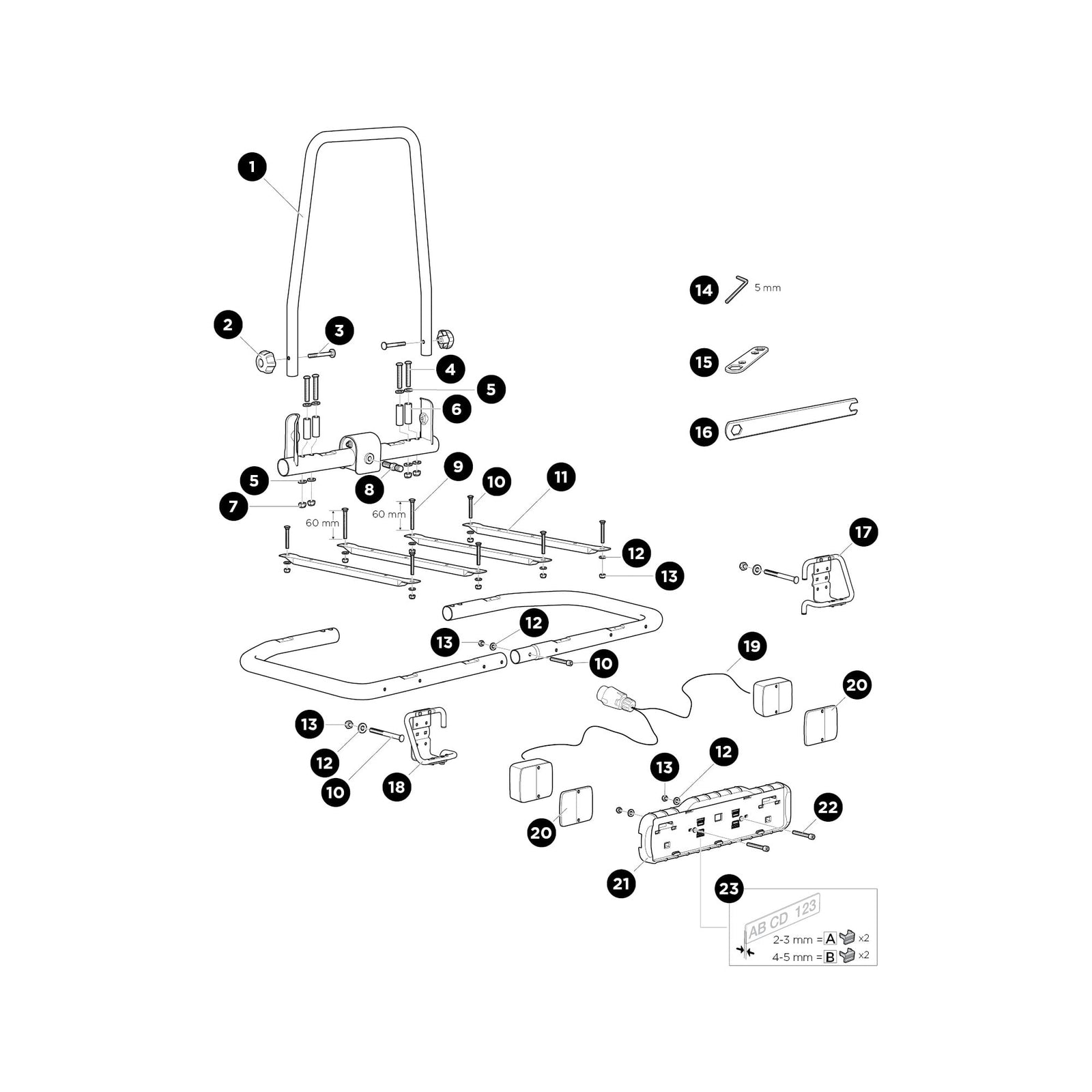 Thule 1500030154 Washer for Sport & Cargo Carriers
