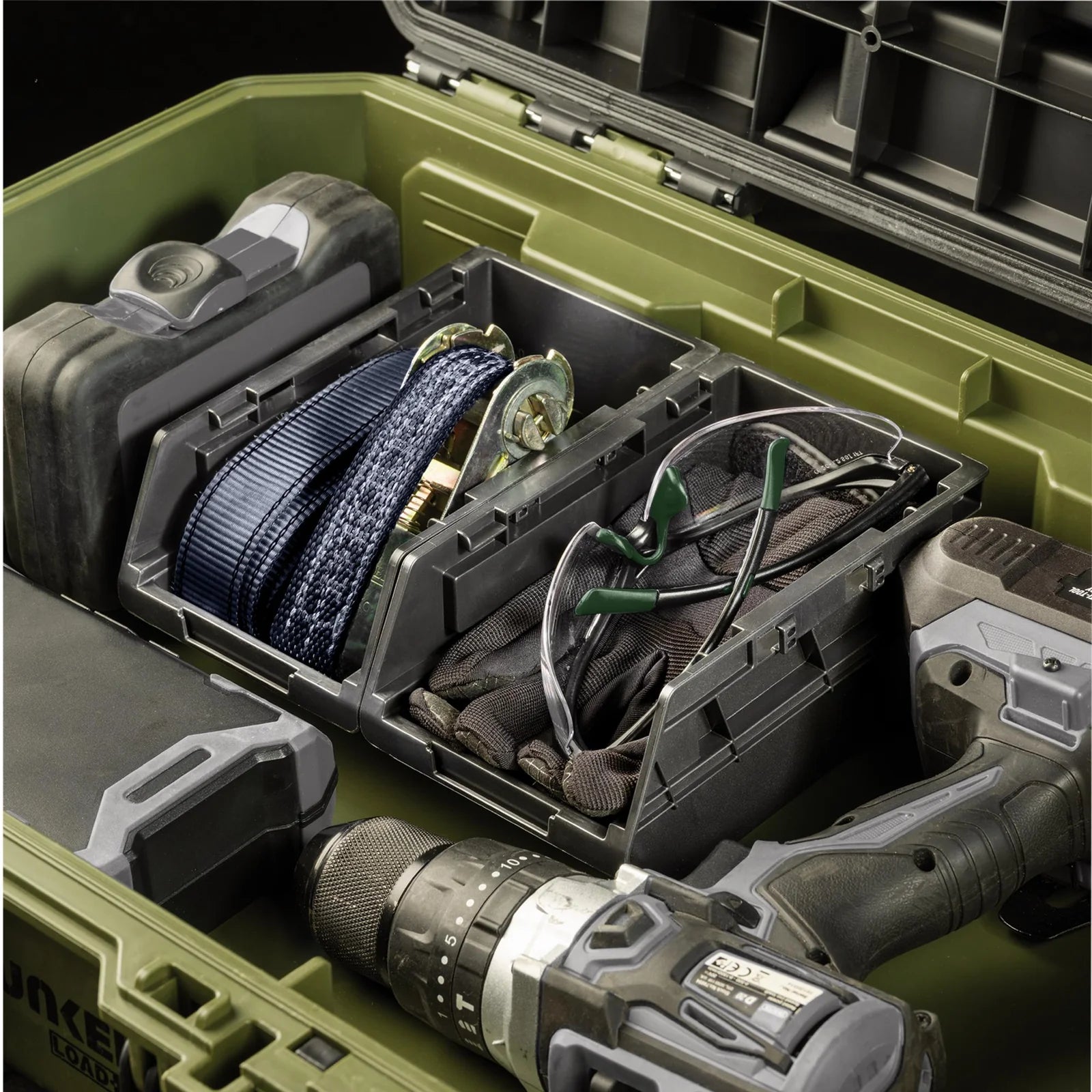 BUNKER Load-Up Stack Storage Bin Set (6 Piece) - B600-SSBS6PK
