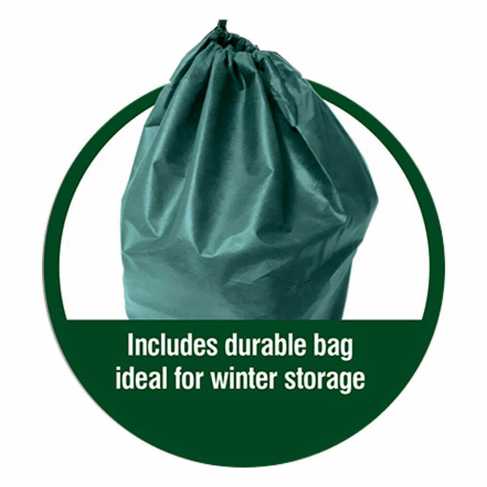 Maypole Green Caravan Cover Full 4-Ply Premium Breathable + Hitch Cover 19-21ft