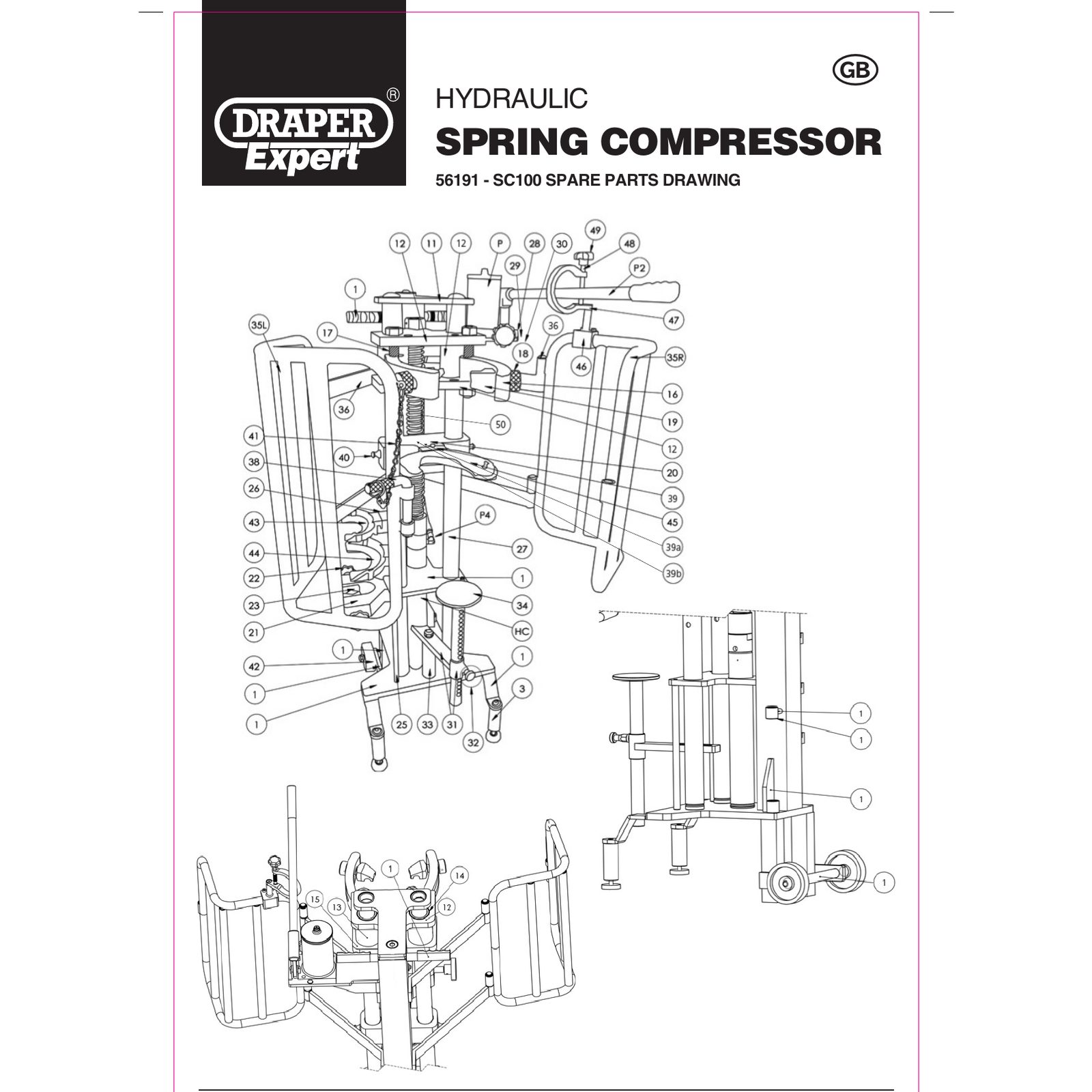 Draper Safety Device Assembly YSC100-46 00999