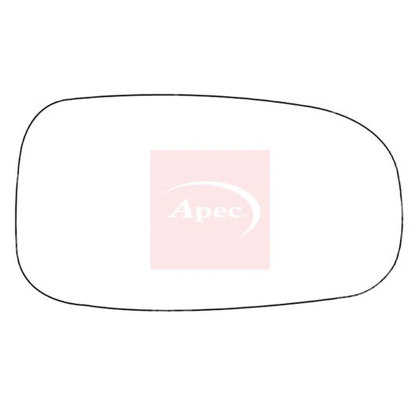 Apec Exterior Wing Mirror Glass Right AMS2628