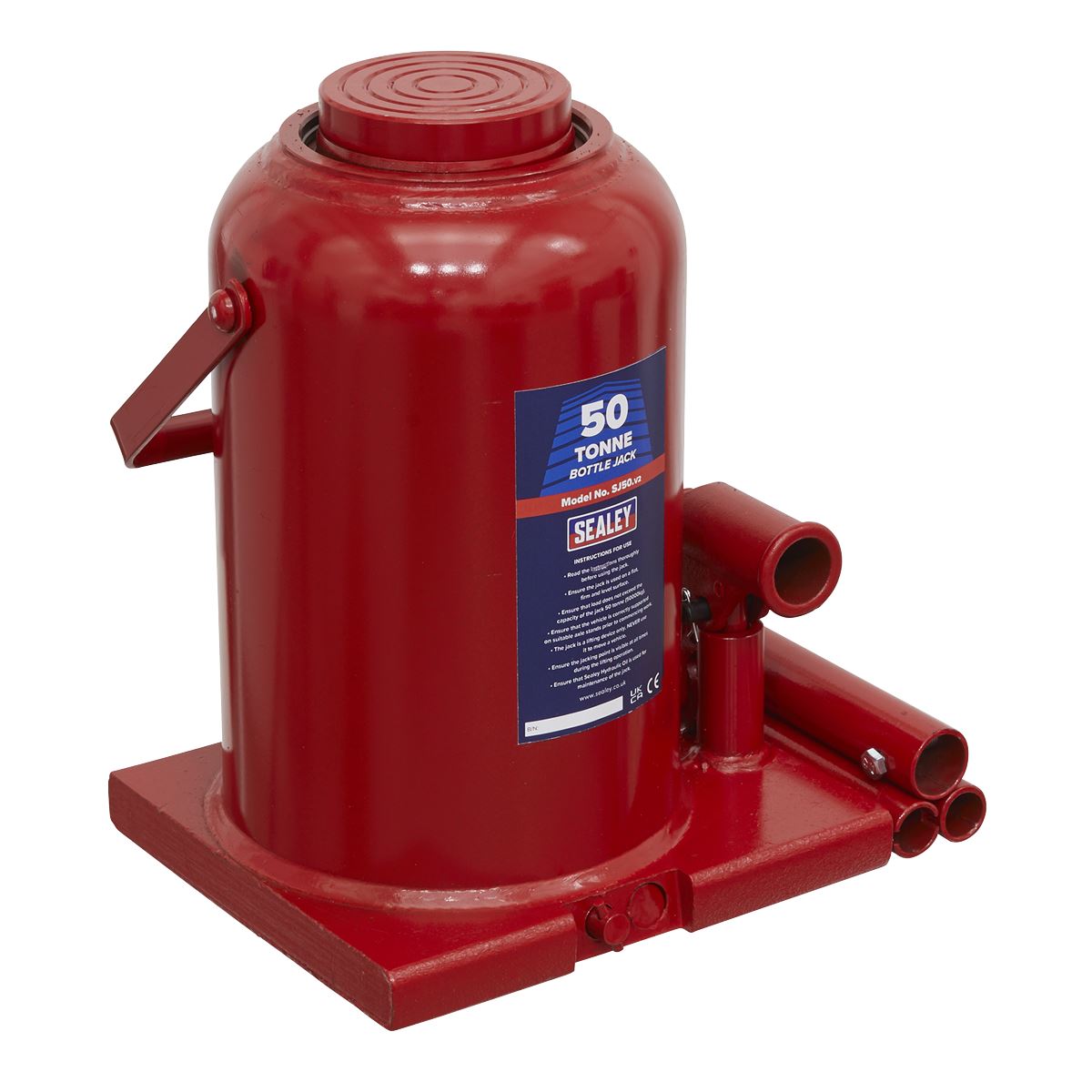 Sealey Bottle Jack 50tonne SJ50