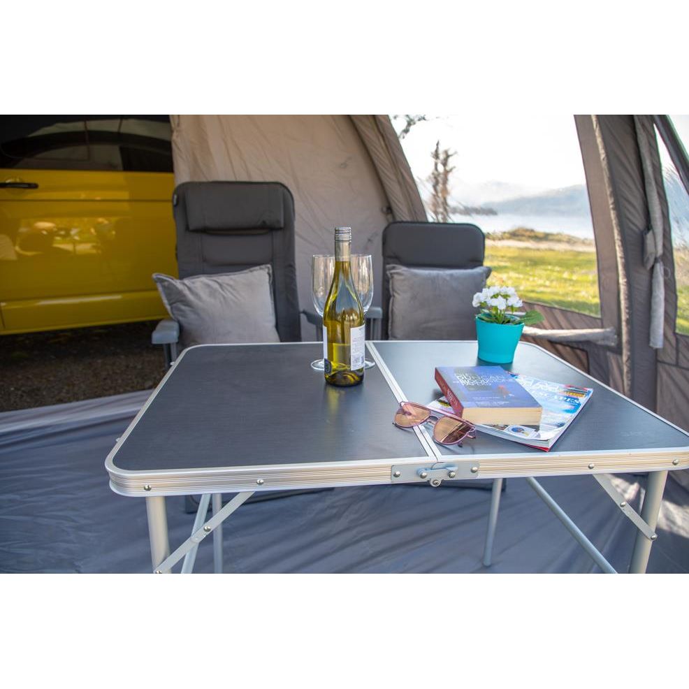 Vango Granite Duo 90 Height Adjustable Folding Camping Table