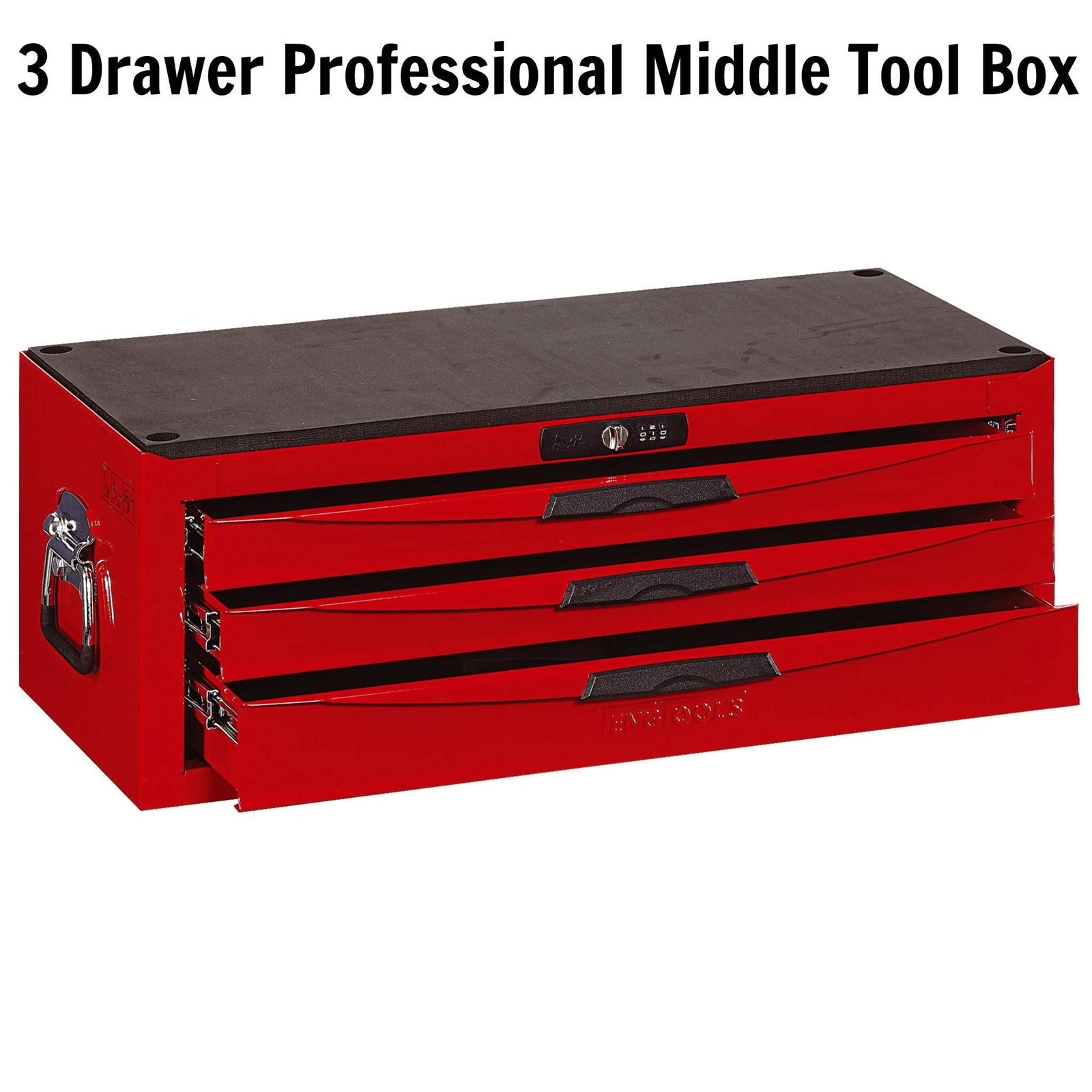 Teng Tools 26" PRO Middle Box 3 Drawers Red