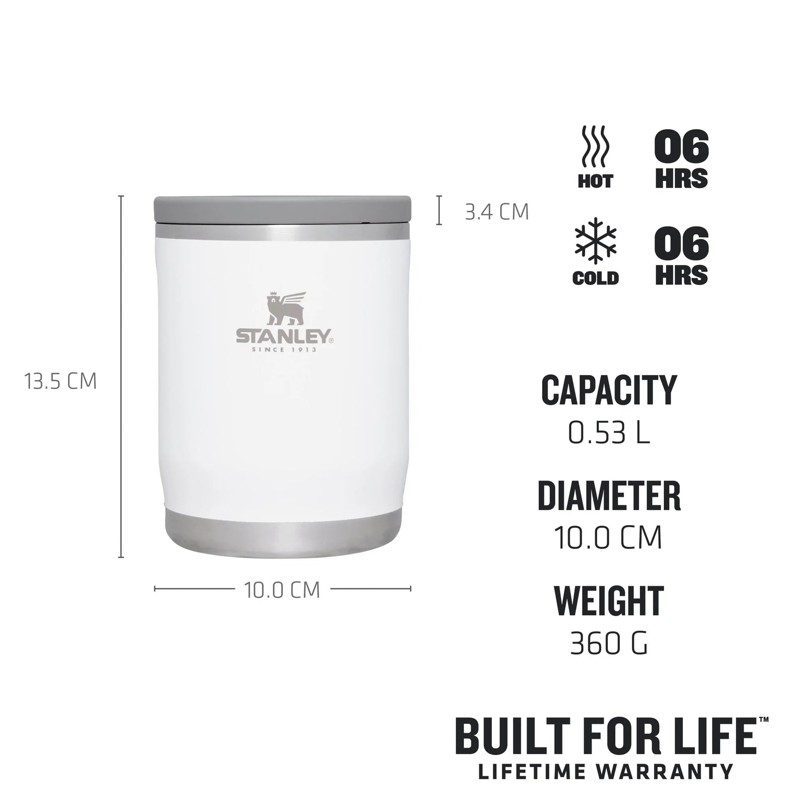 Stanley Adventure To-Go Food Jar 0.53L Polar - 10-10836-007