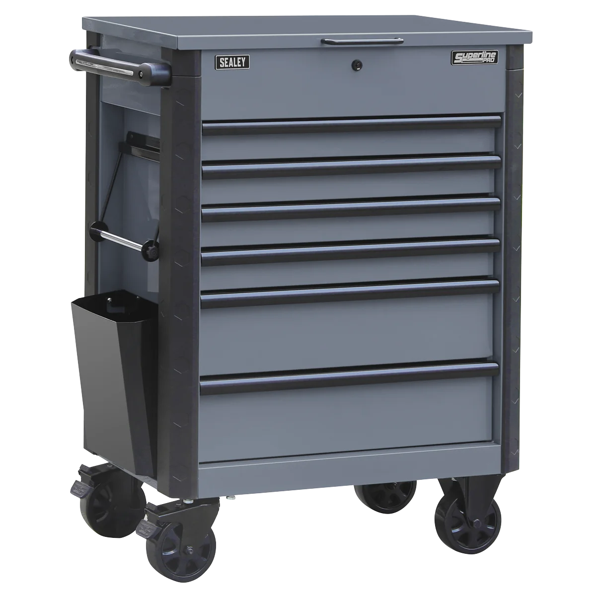 Sealey Tool Trolley 6 Drawer AP266HV Green 793x520x1015mm