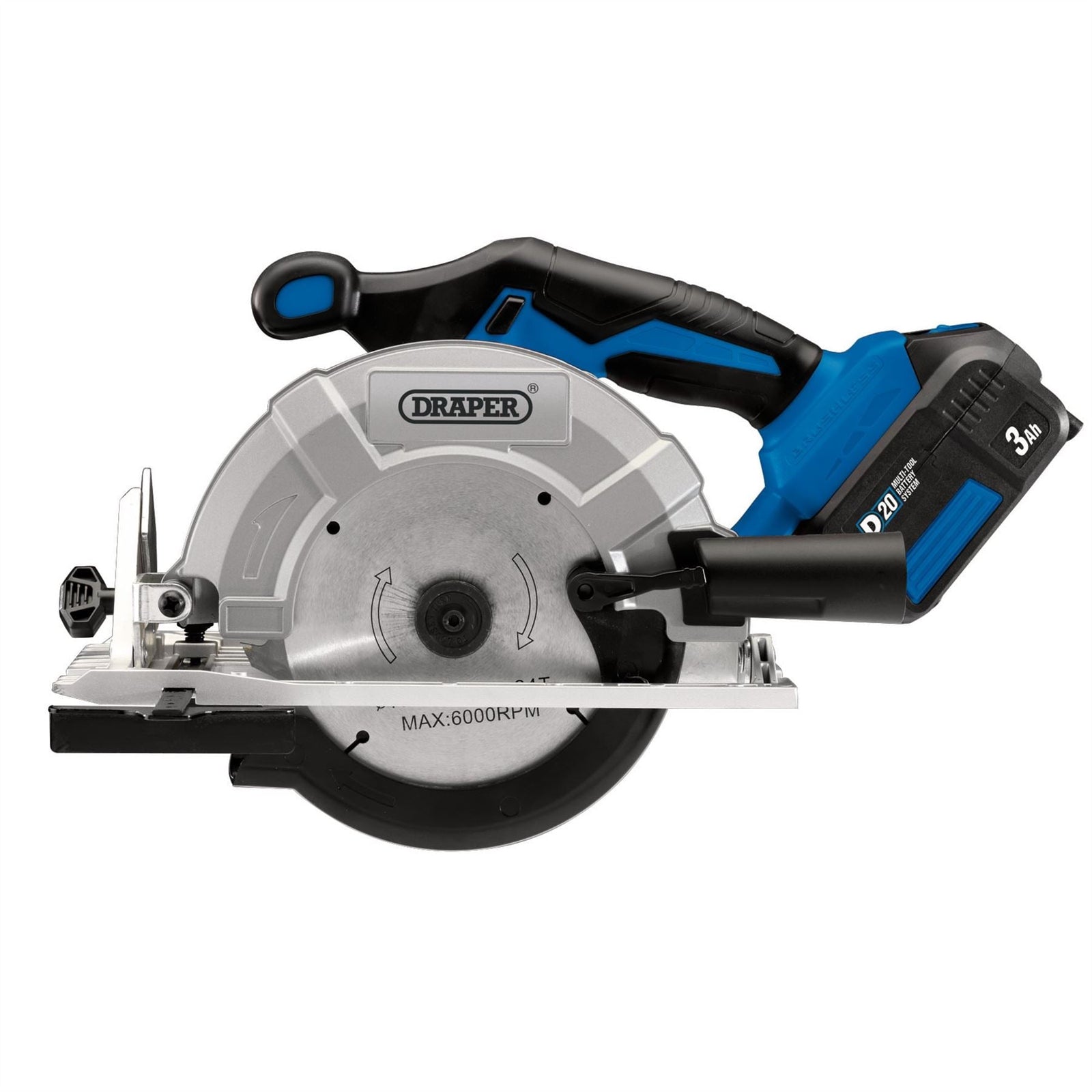 Draper D20 20V Brushless Circular Saw (Sold Bare) 55519
