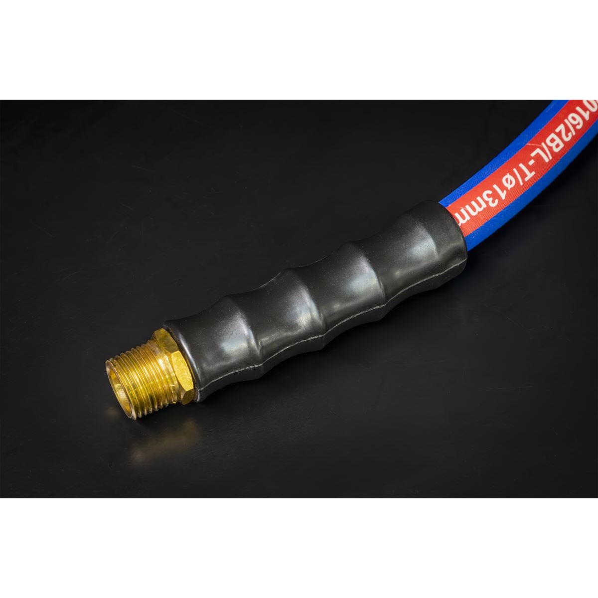 Sealey Extra-Heavy-Duty Air Hose with 1/2"BSP Unions 5m x 13mm AH5R/12