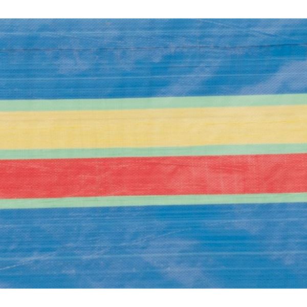 8 Pole Multicoloured Polythene Windbreak 1446