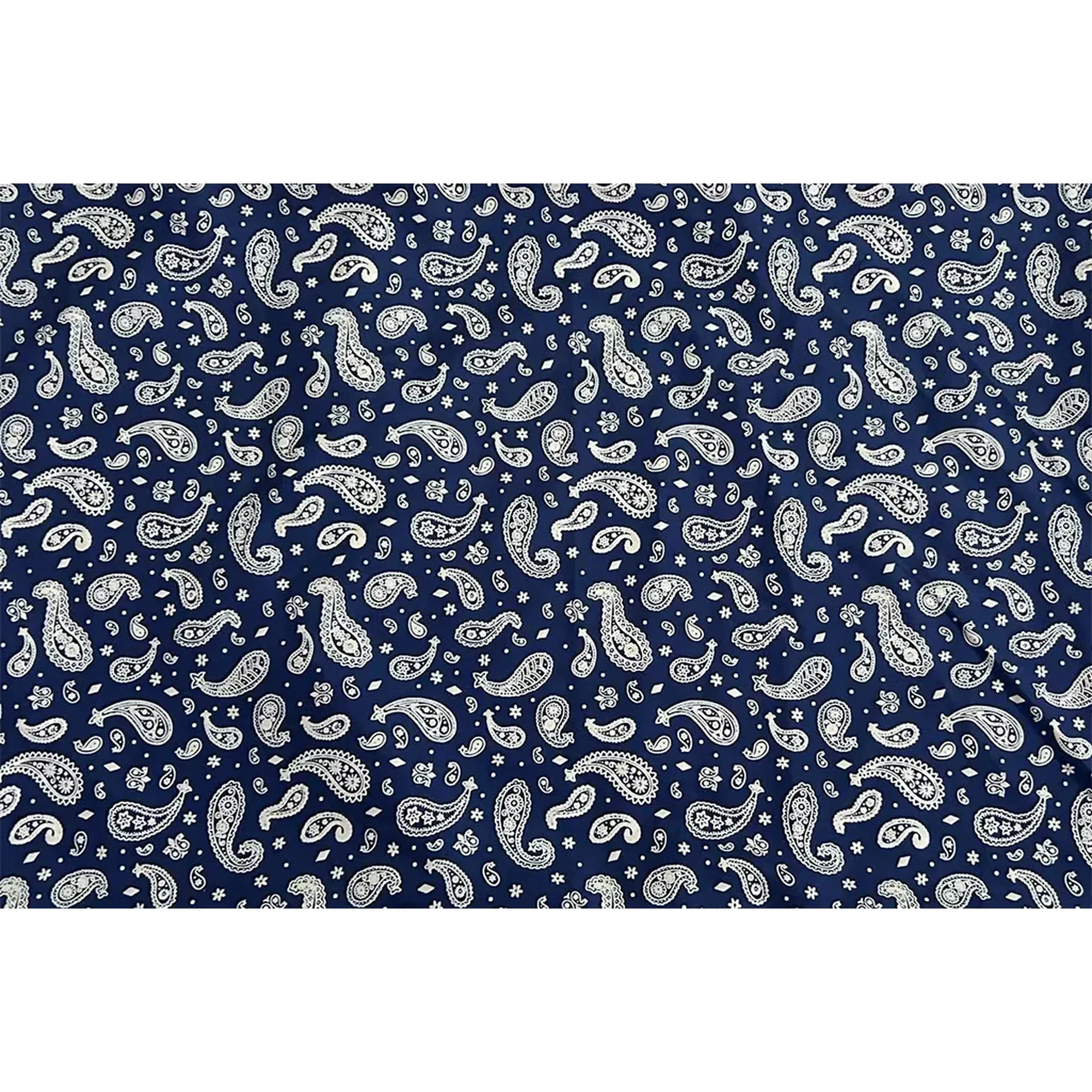 Quest Newfoundland Sleeping Bag & Pillow Case 200x100cm Navy Paisley