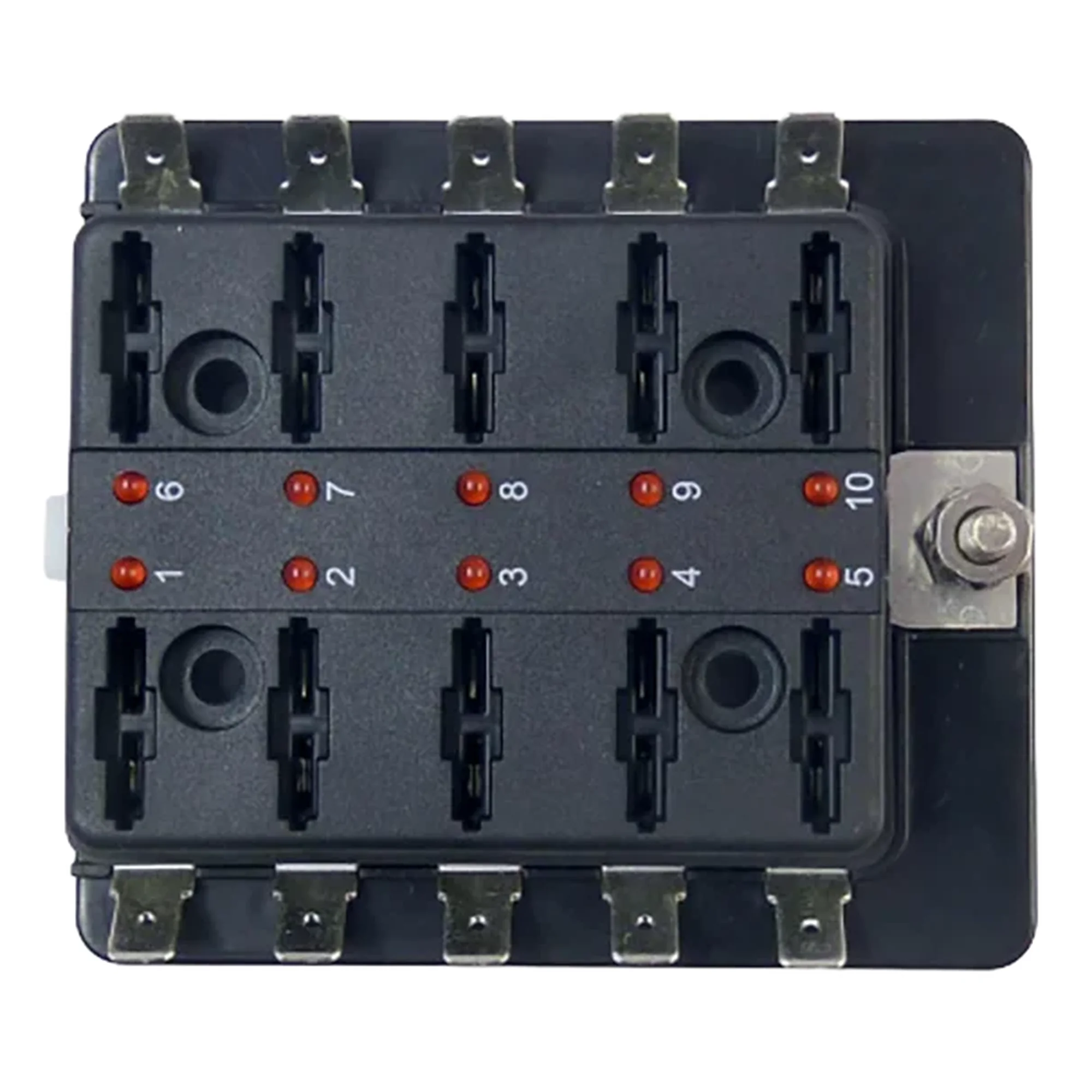 Unbranded 10 Way ATC Fuse Box with Red Indicator Light