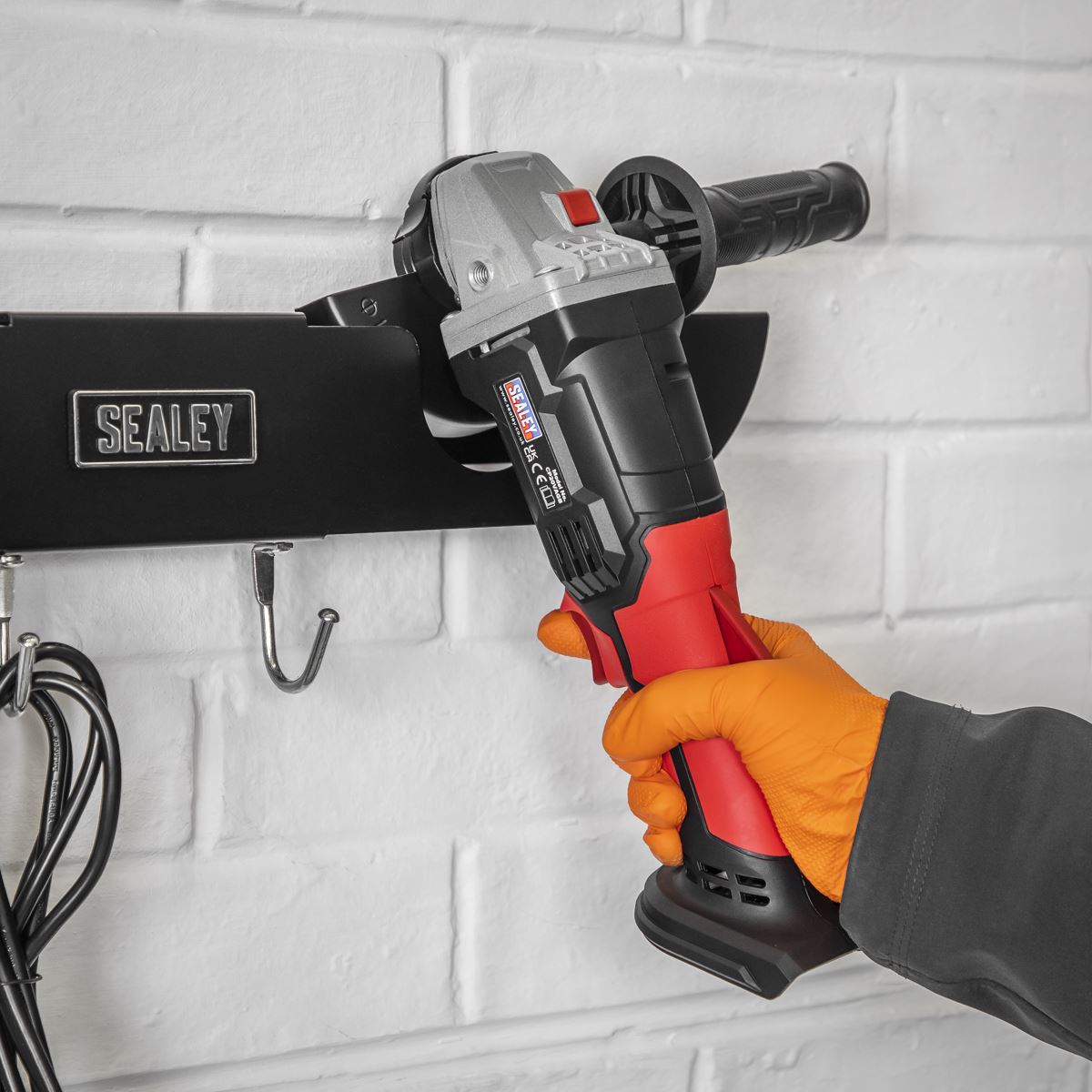 Sealey Angle Grinder Storage Rack 2-Bay AGSR2