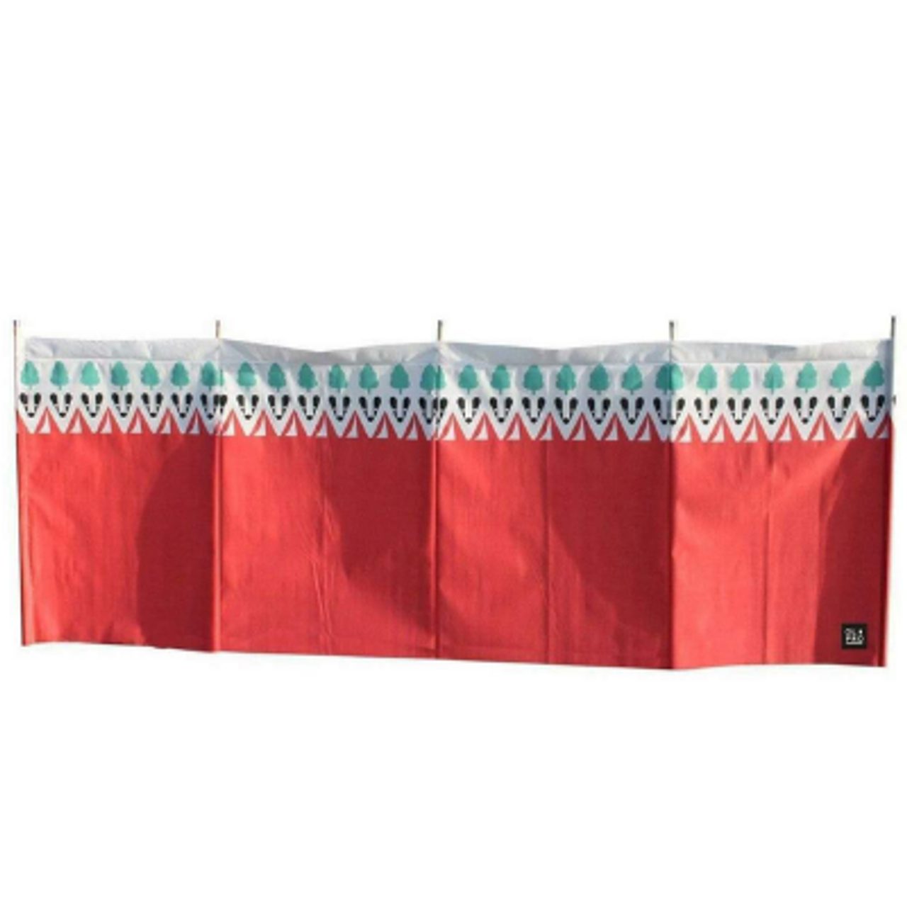 Olpro Witley 5 Pole Windbreak (Wooden poles) 140cm High