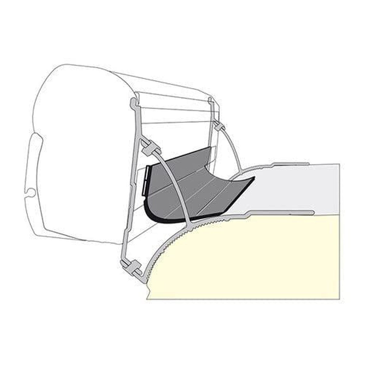 Fiamma F35/45S Rainguard Kit Van 3M 98655-947