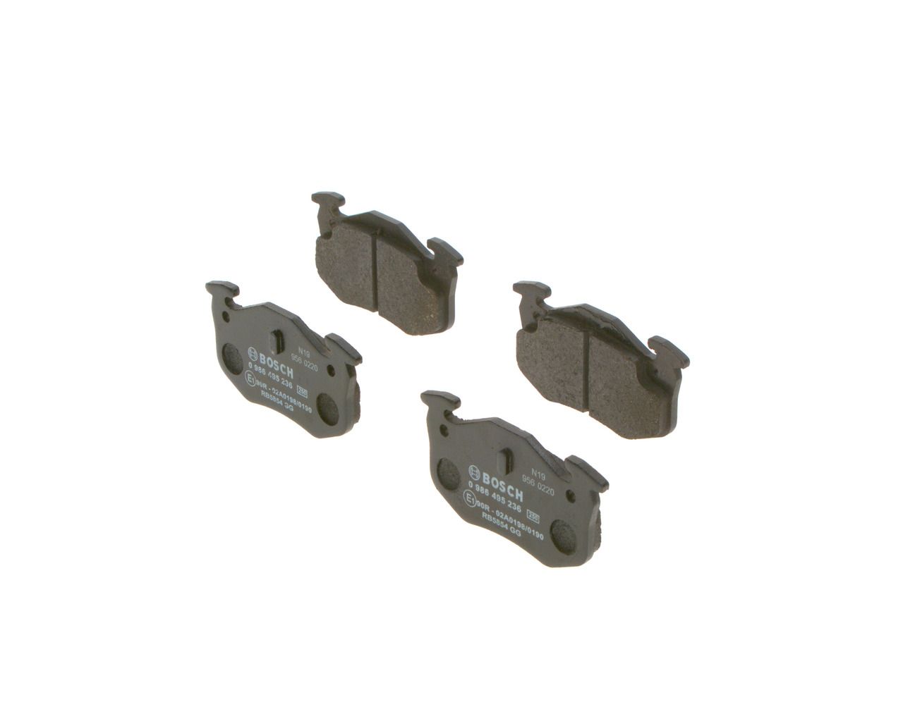 Bosch Brake Pad Set x x 0986495236