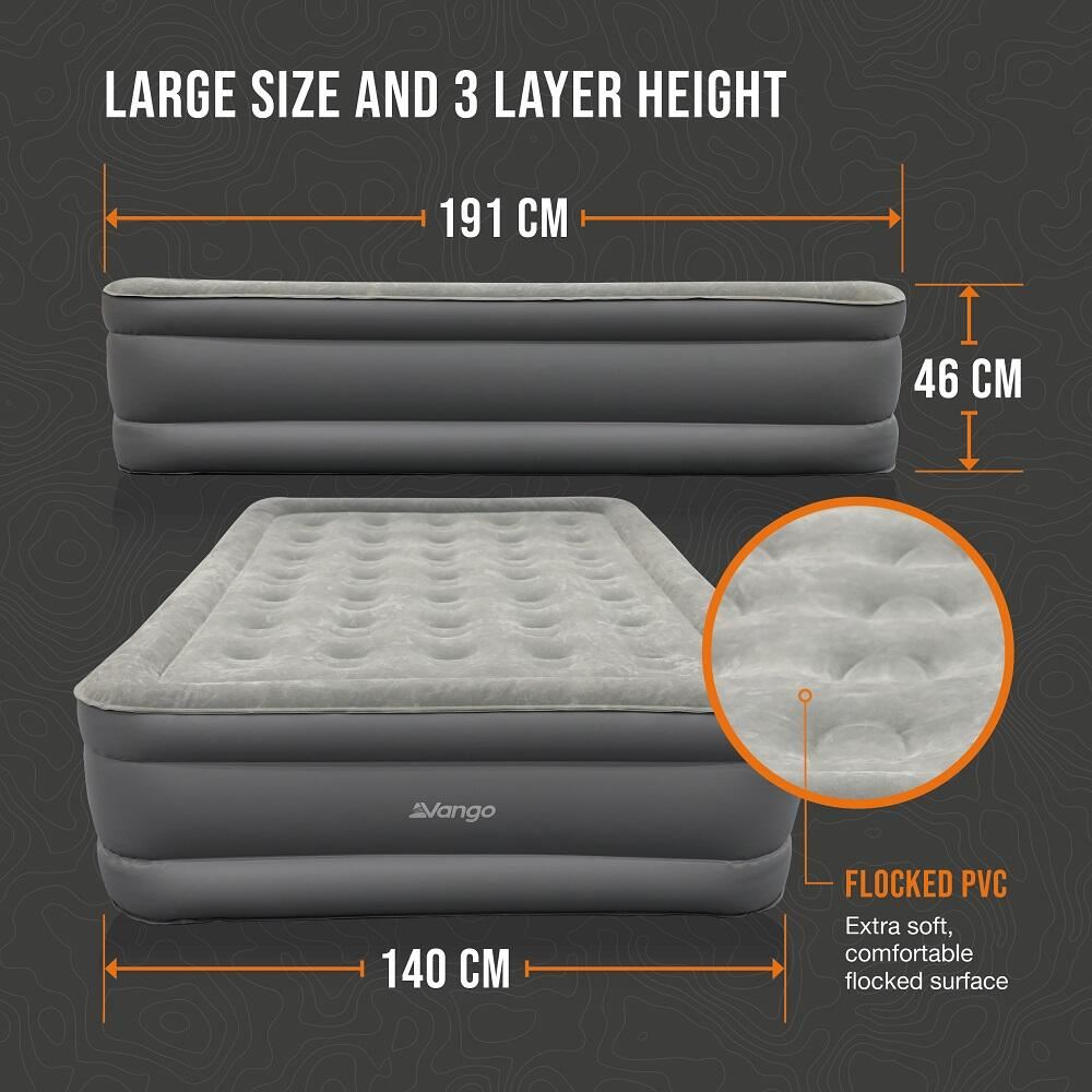 Vango Blissful Double Airbed Double Nocturne Grey