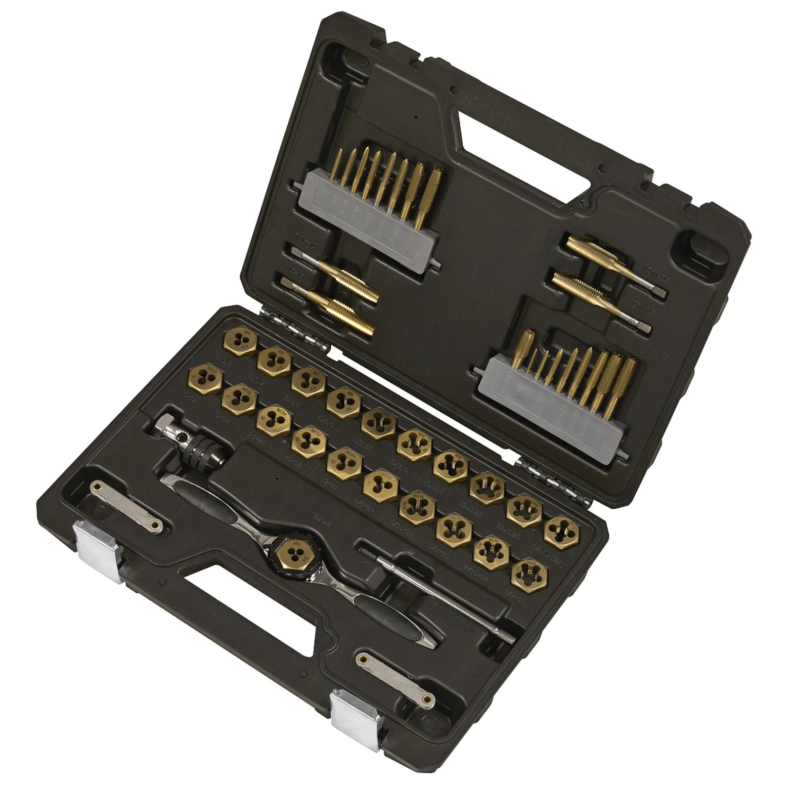 Sealey Premier Hexagonal Tap & Die Set 46 Piece Metric & Imperial AK3046