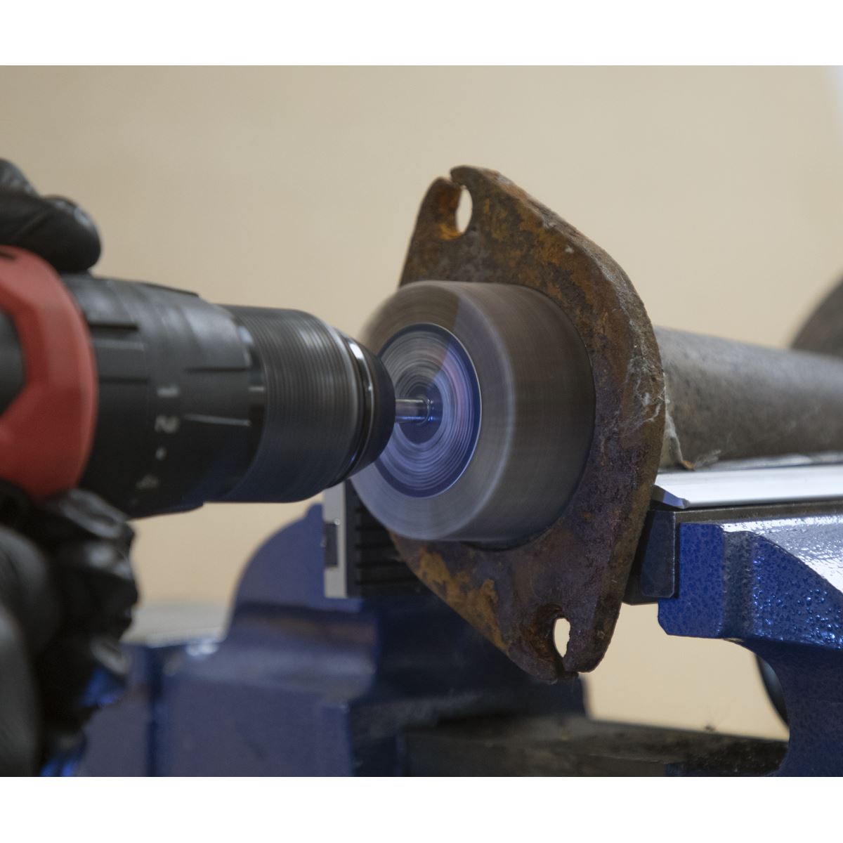Sealey 60 x 30mm Abrasive Flap Wheel on 6mm Shaft Assorted Grit - Pack of 5