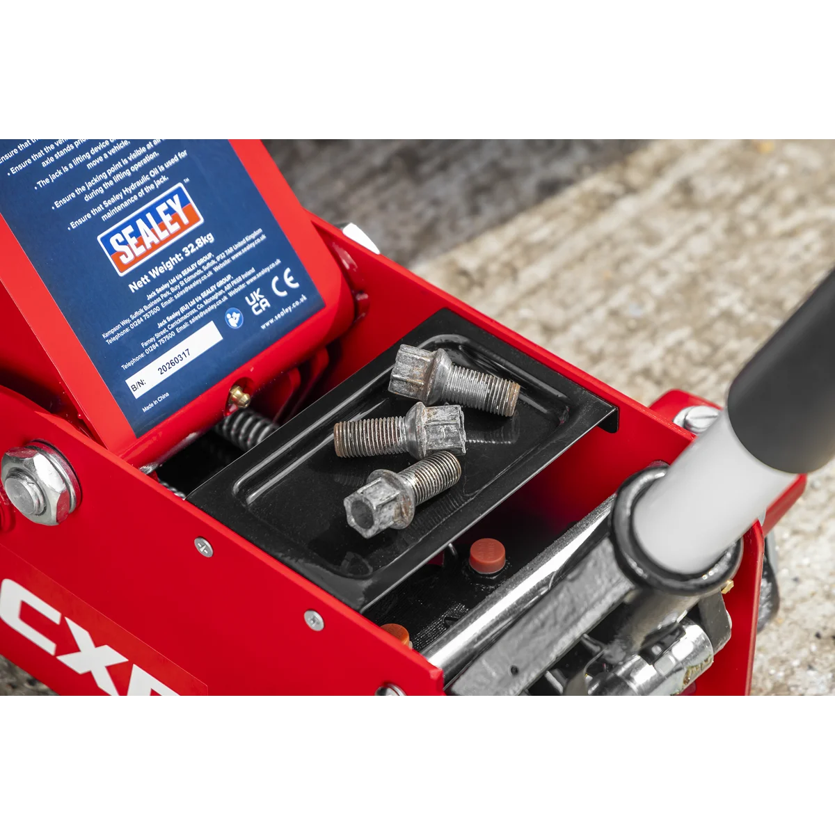 Sealey Trolley Jack 3.5 Tonne Model 3500CXD
