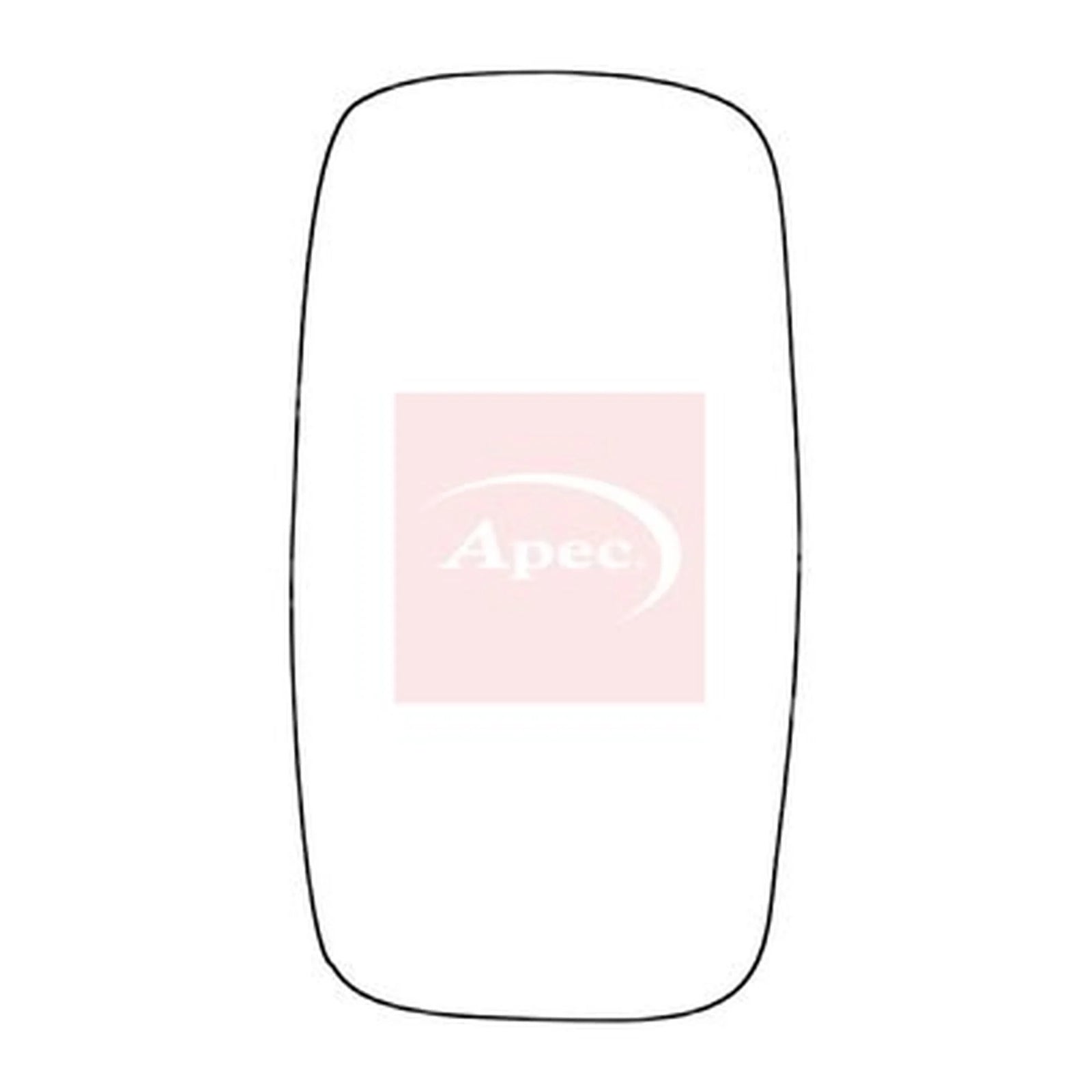 Apec Exterior Wing Mirror Glass Right AMS2604