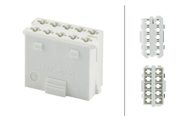 Hella Electrical Plug Housing 8JD 010 076-002