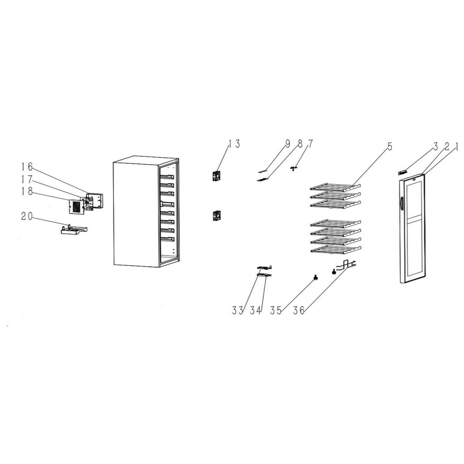 Sealey Bottom Hinge DH10216