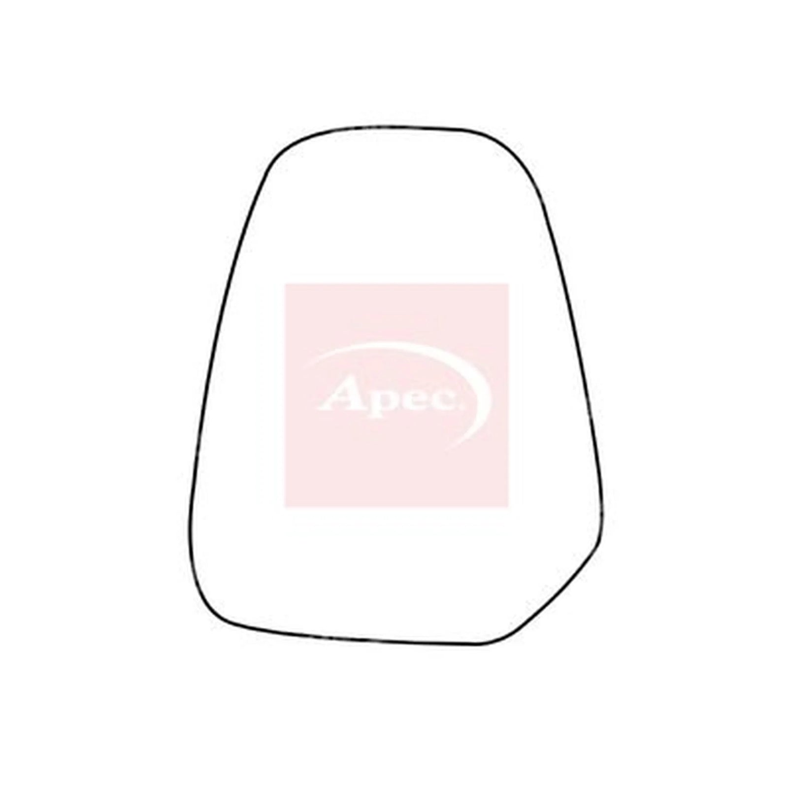 Apec Exterior Wing Mirror Glass Right AMS2638