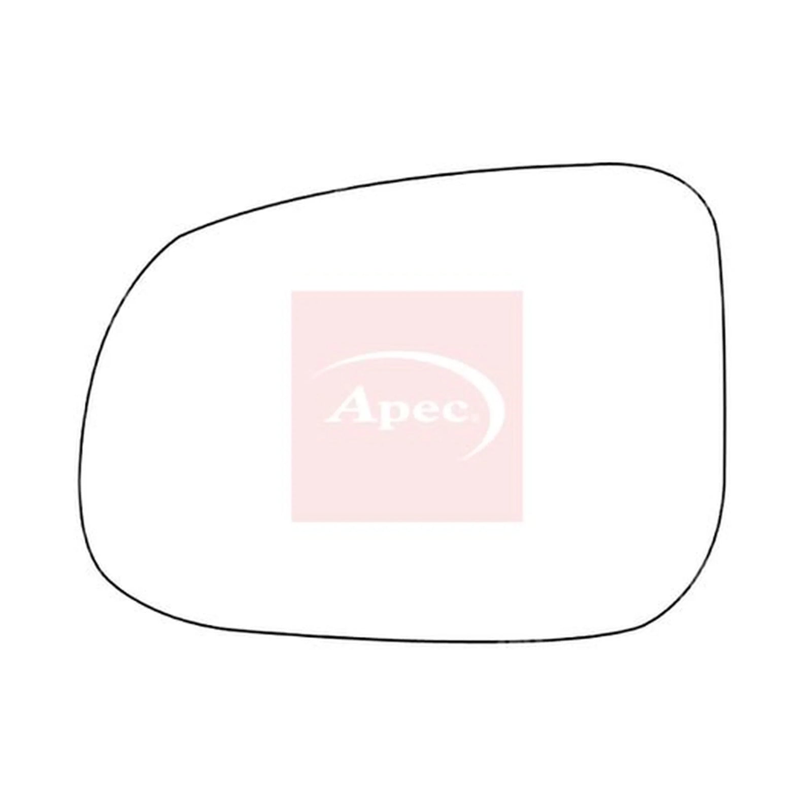 Apec Exterior Wing Mirror Glass Left AMS2213