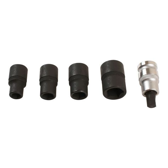 Laser Pentagon Socket & Bit Set 1/2"D 5pc 7811