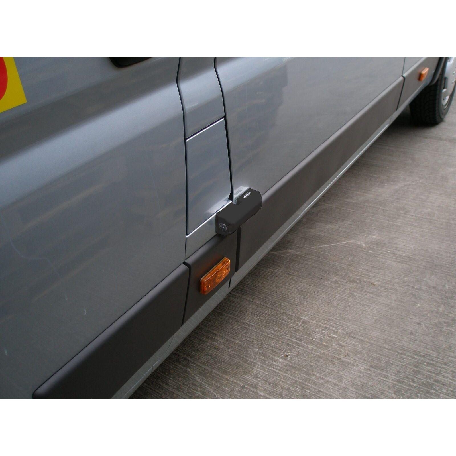 Milenco Van Door Deadlock - Black Single for Caravan, Motorhome, and Conversion