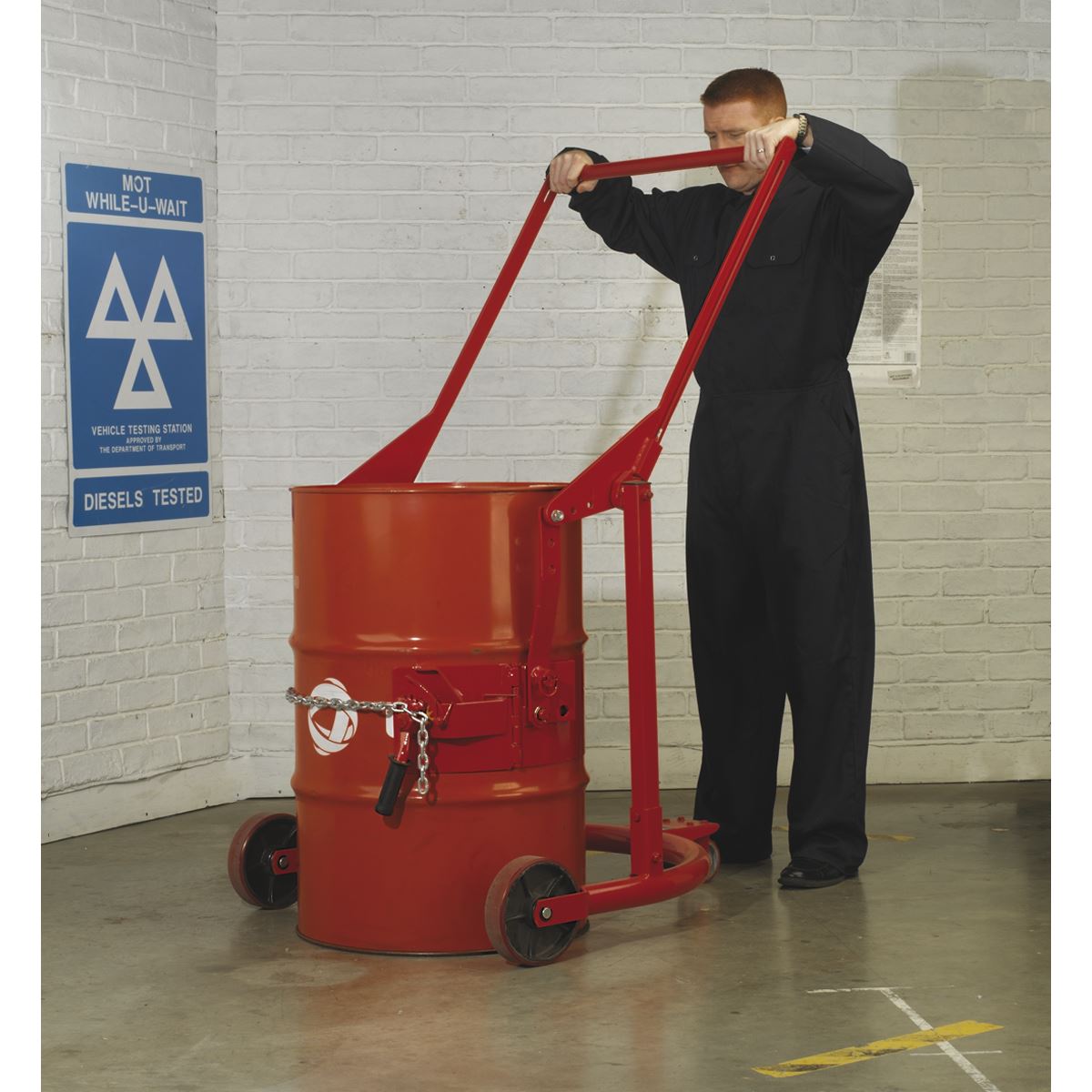 Sealey Mobile Drum Handler 205L DH02