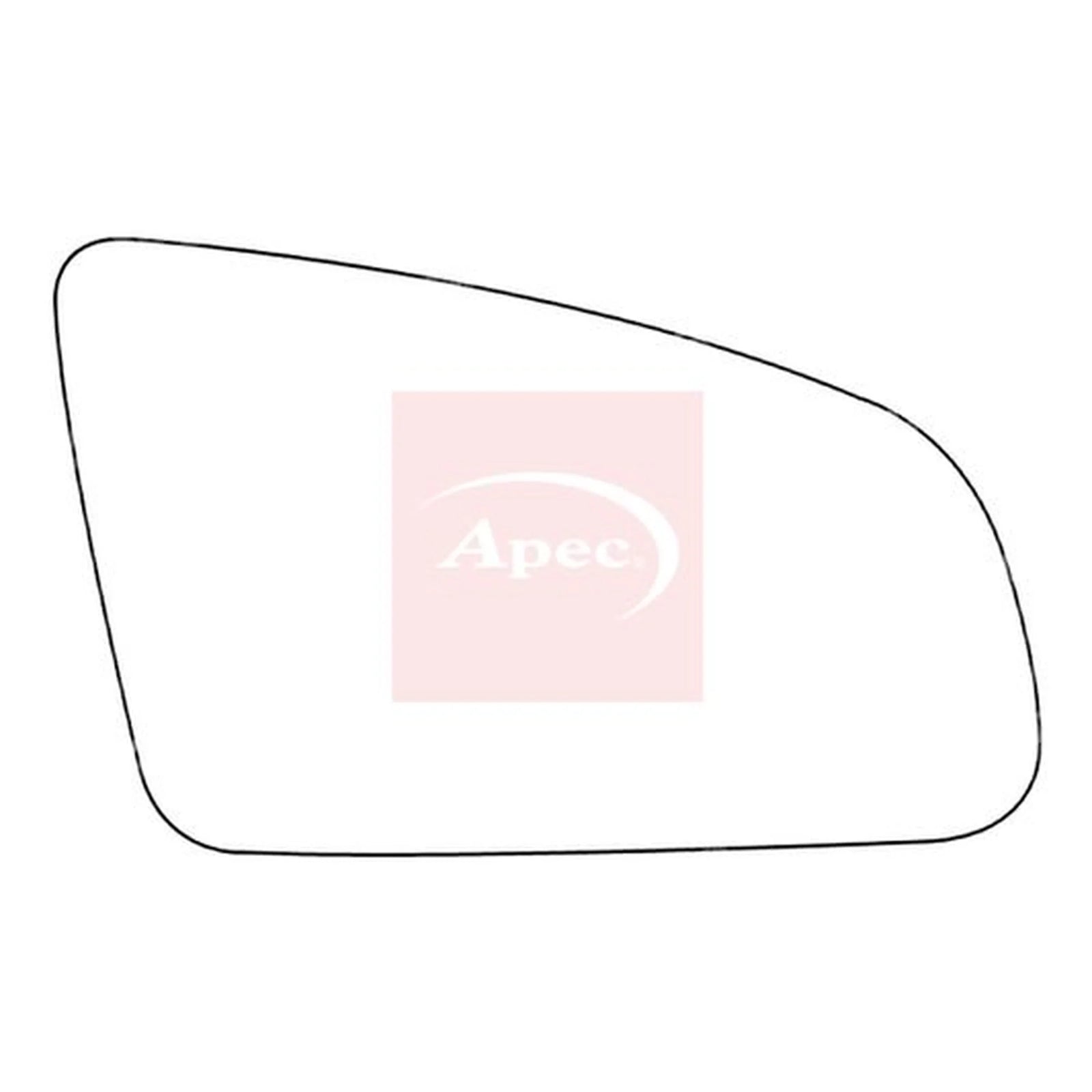 Apec Exterior Wing Mirror Glass Right AMS2086