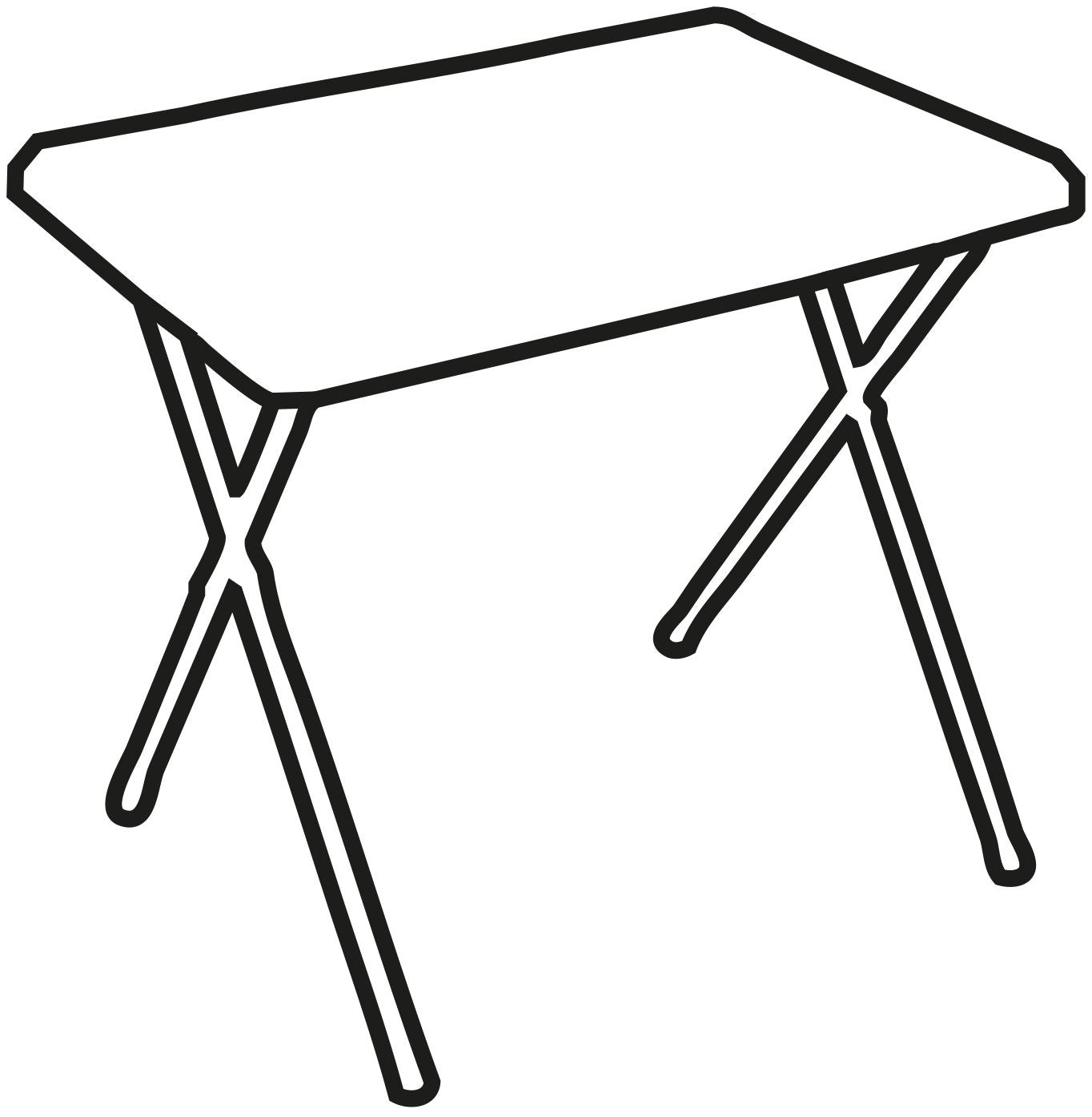 Quest Fleetwood Low Grey Folding Camping Table