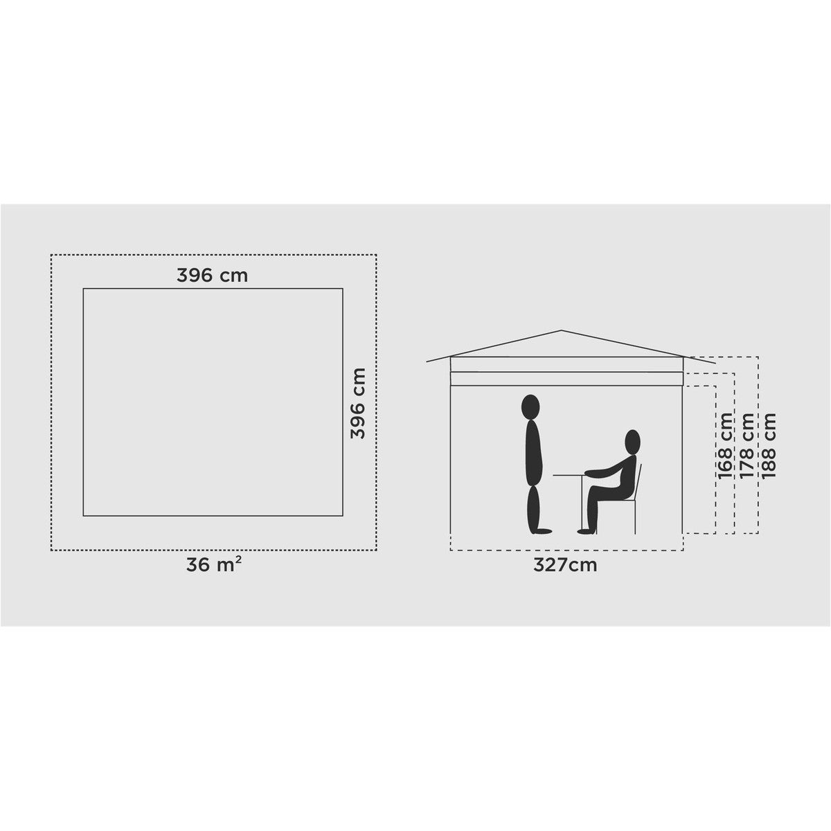 Coleman FastPitch OnePush Shelter L Event Shelter Gazebo Medium