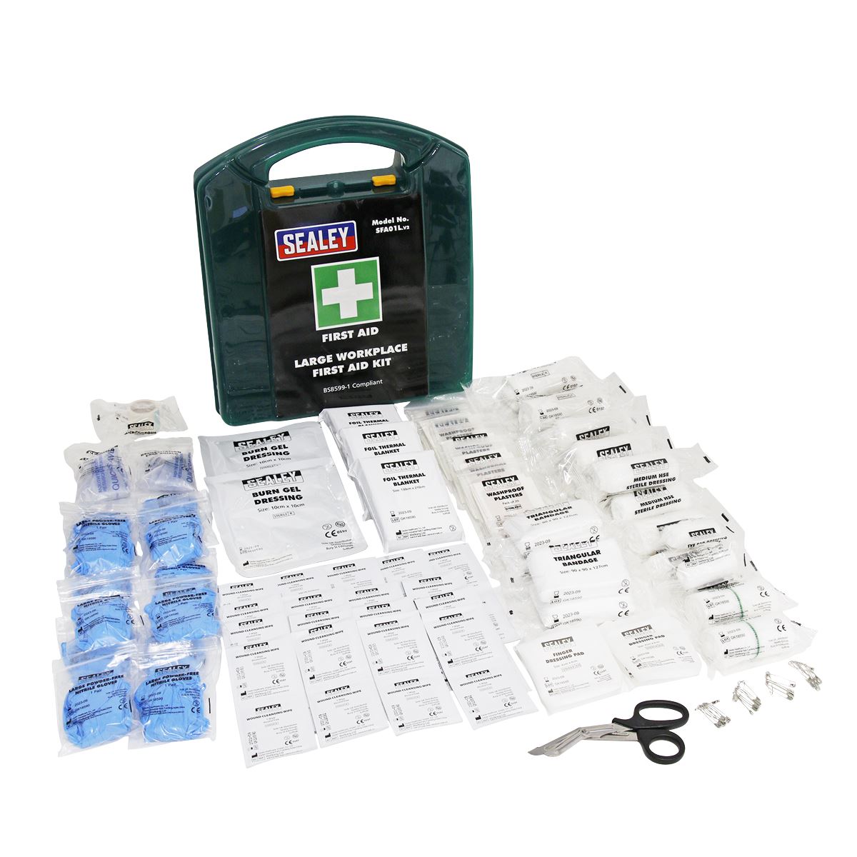 Sealey First Aid Kit Large BS 8599-1 Compliant SFA01L